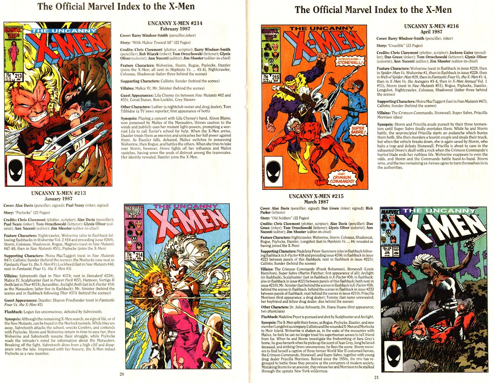The Official Marvel Index To The X-Men (1994) issue 4 - Page 12