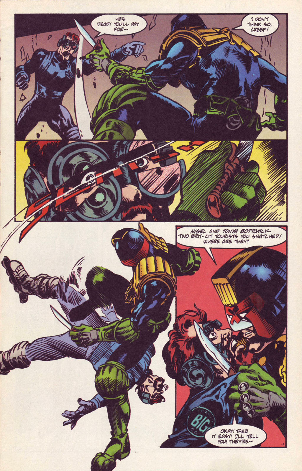 Read online Judge Dredd: Legends of the Law comic -  Issue #3 - 4
