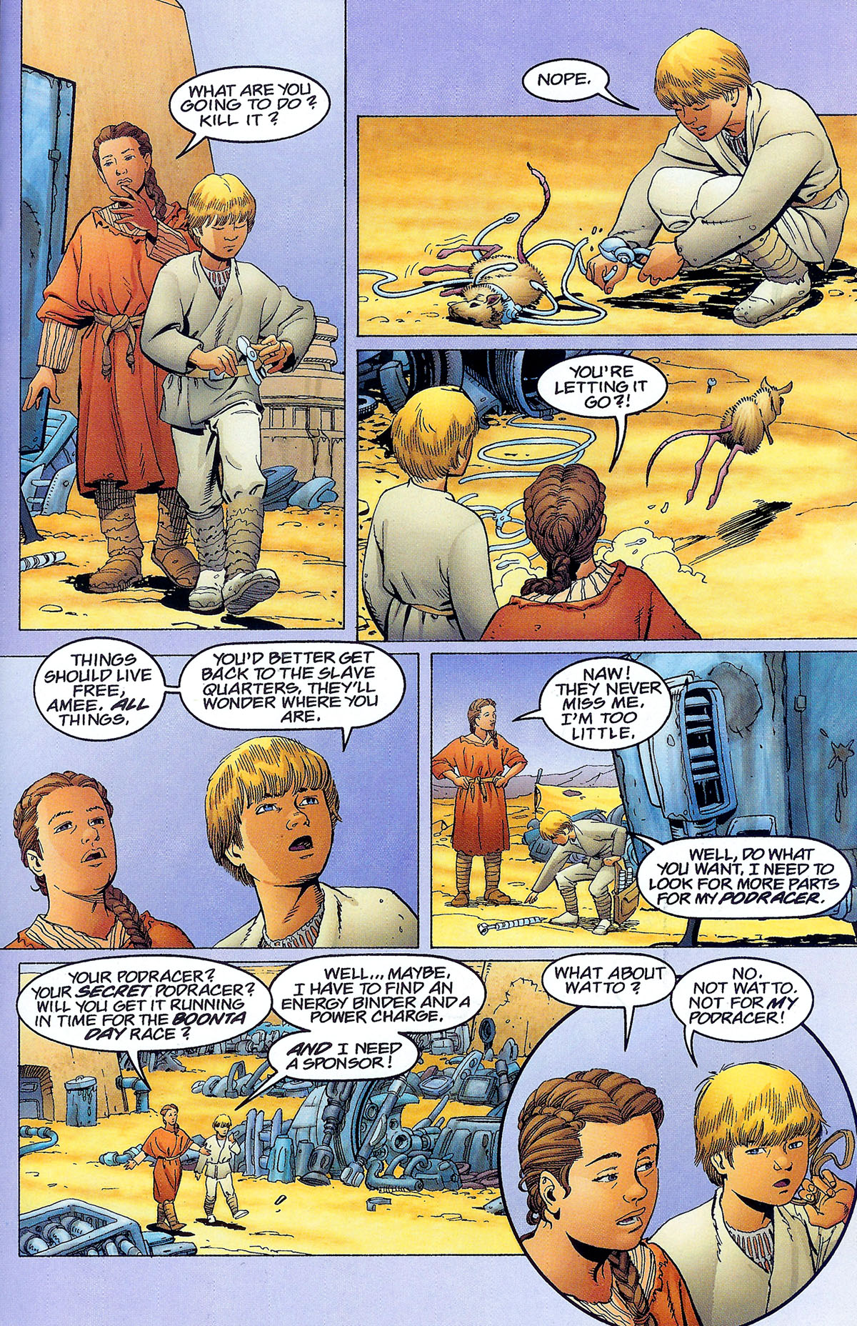 Read online Star Wars: Episode I comic -  Issue # Issue - Anakin Skywalker - 9