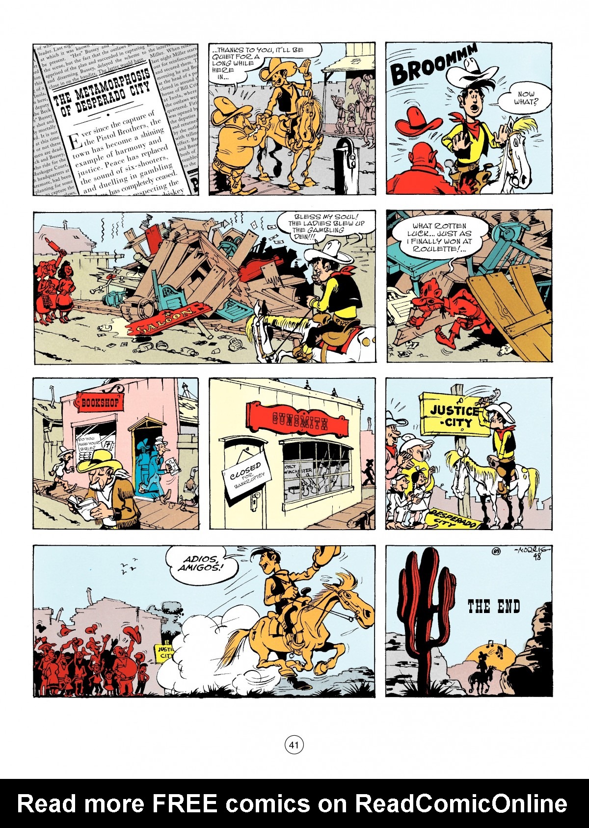 Read online A Lucky Luke Adventure comic -  Issue #54 - 41