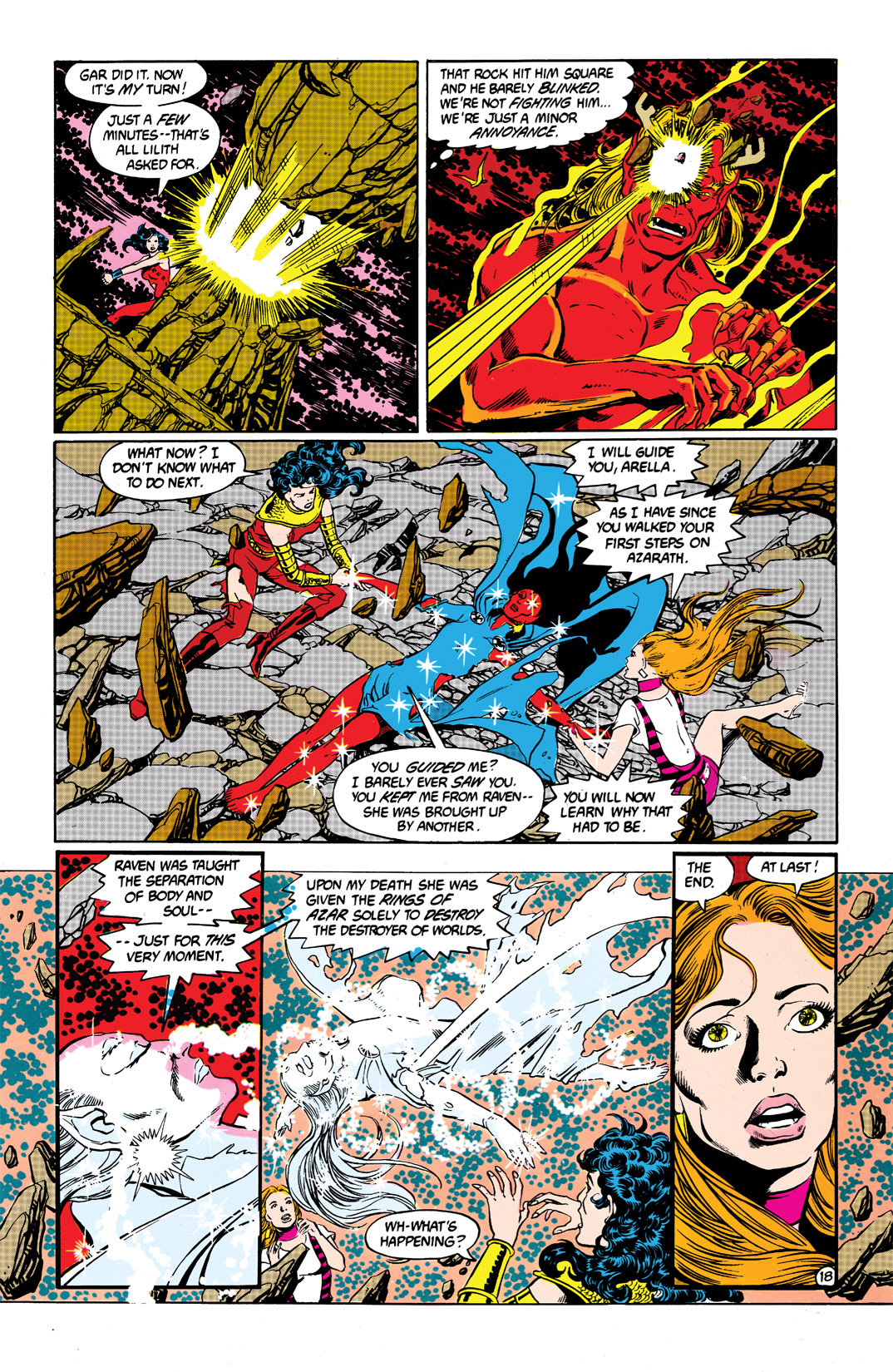 Read online The New Teen Titans (1984) comic -  Issue #5 - 19