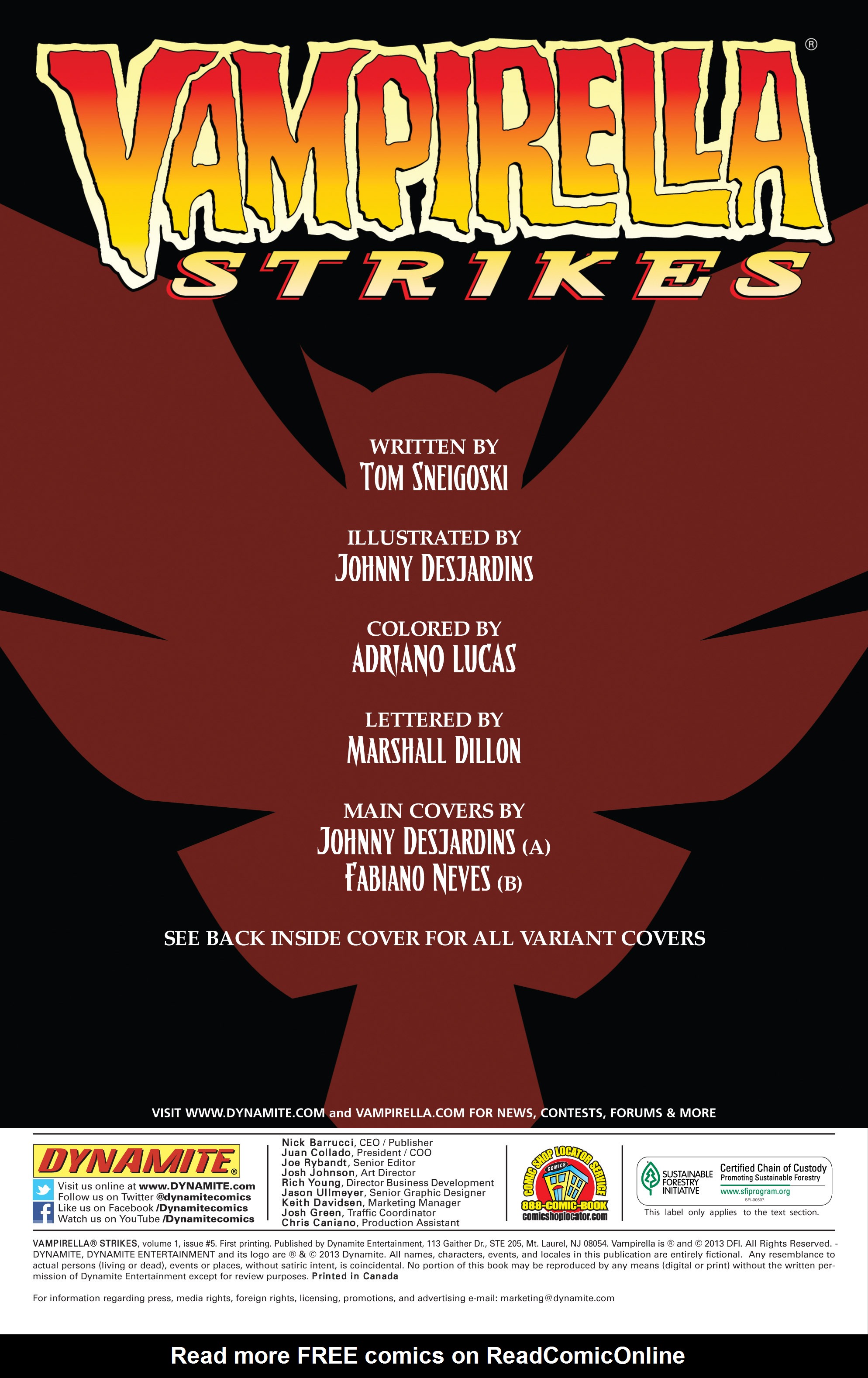 Read online Vampirella Strikes comic -  Issue #5 - 3