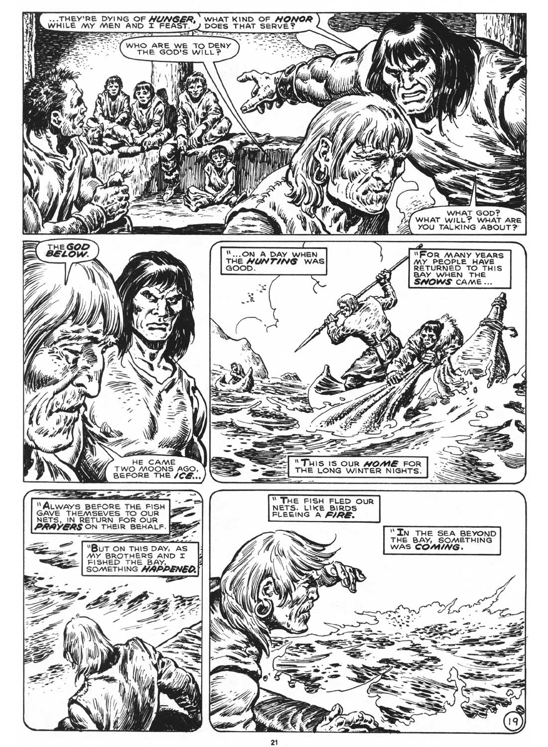 Read online The Savage Sword Of Conan comic -  Issue #168 - 23