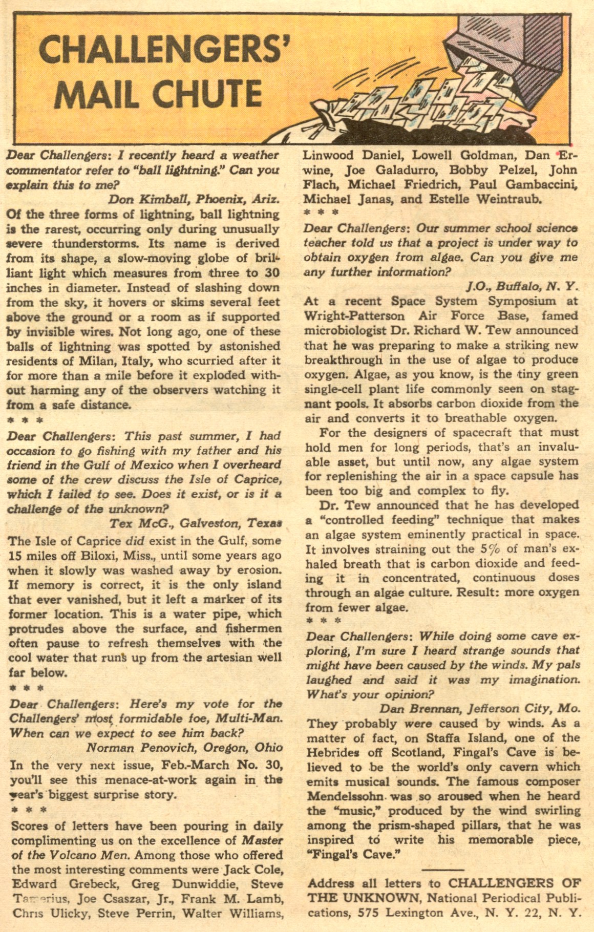 Read online Challengers of the Unknown (1958) comic -  Issue #29 - 20