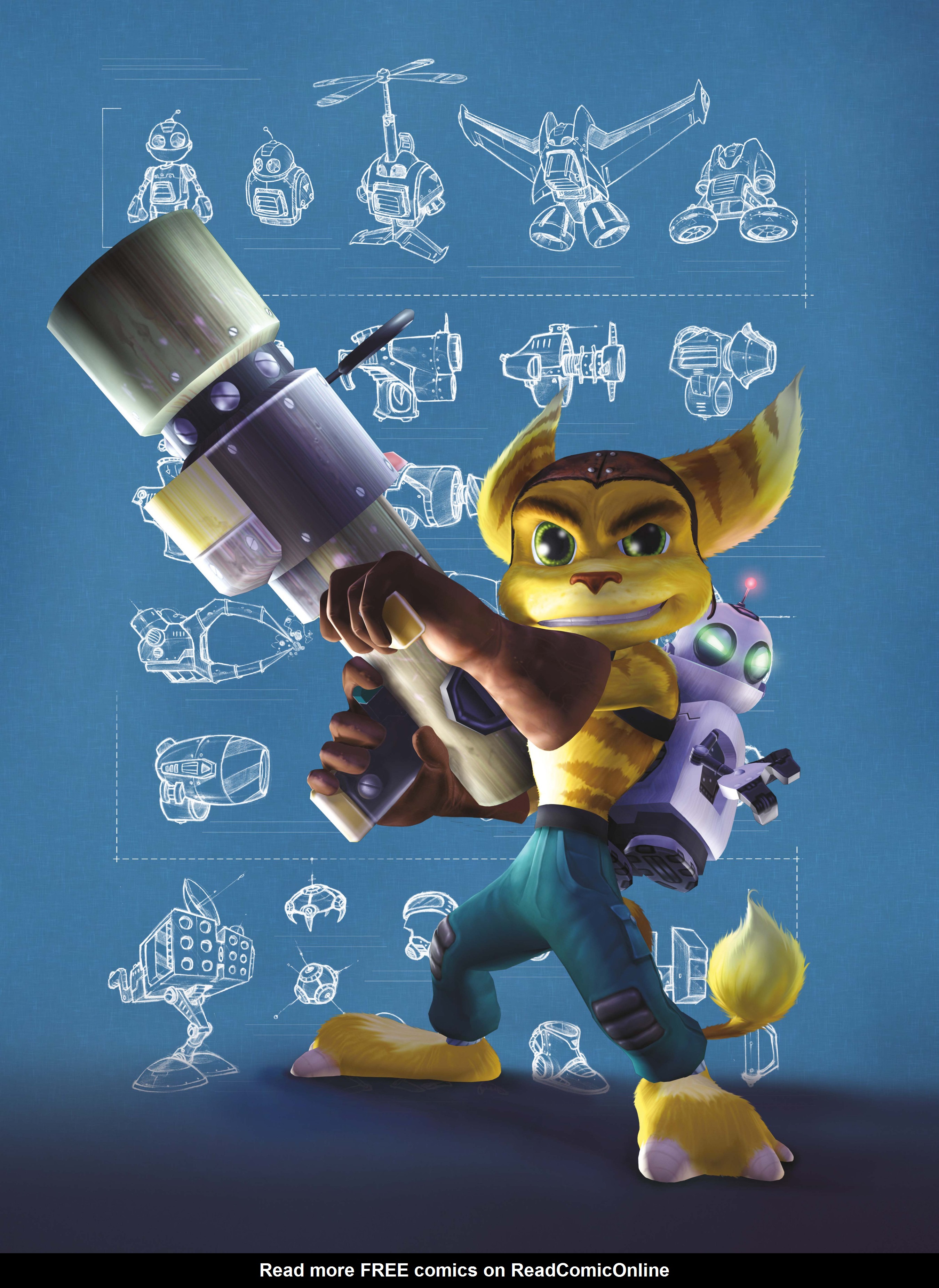 The Art of Ratchet & Clank TPB (Part 1) reading comics