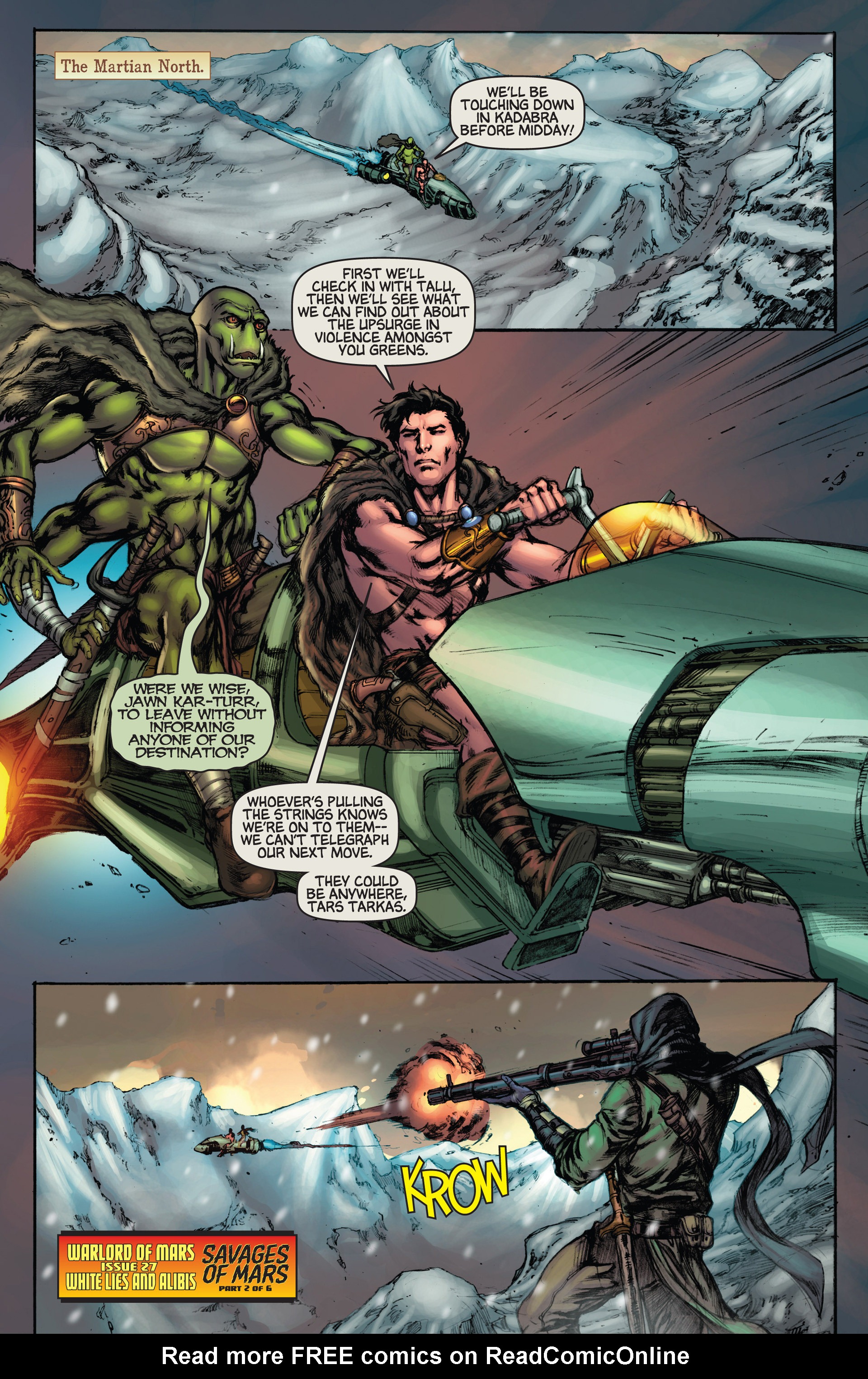 Read online Warlord of Mars comic -  Issue #27 - 4