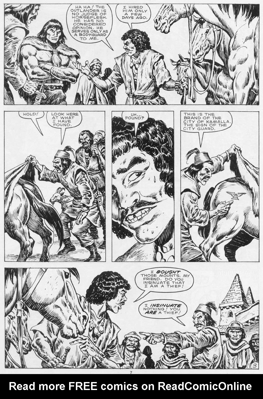 Read online The Savage Sword Of Conan comic -  Issue #155 - 9