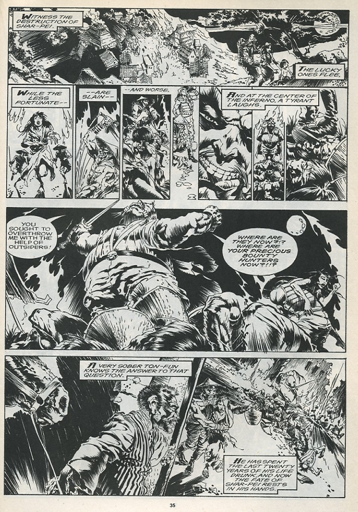 Read online The Savage Sword Of Conan comic -  Issue #175 - 37