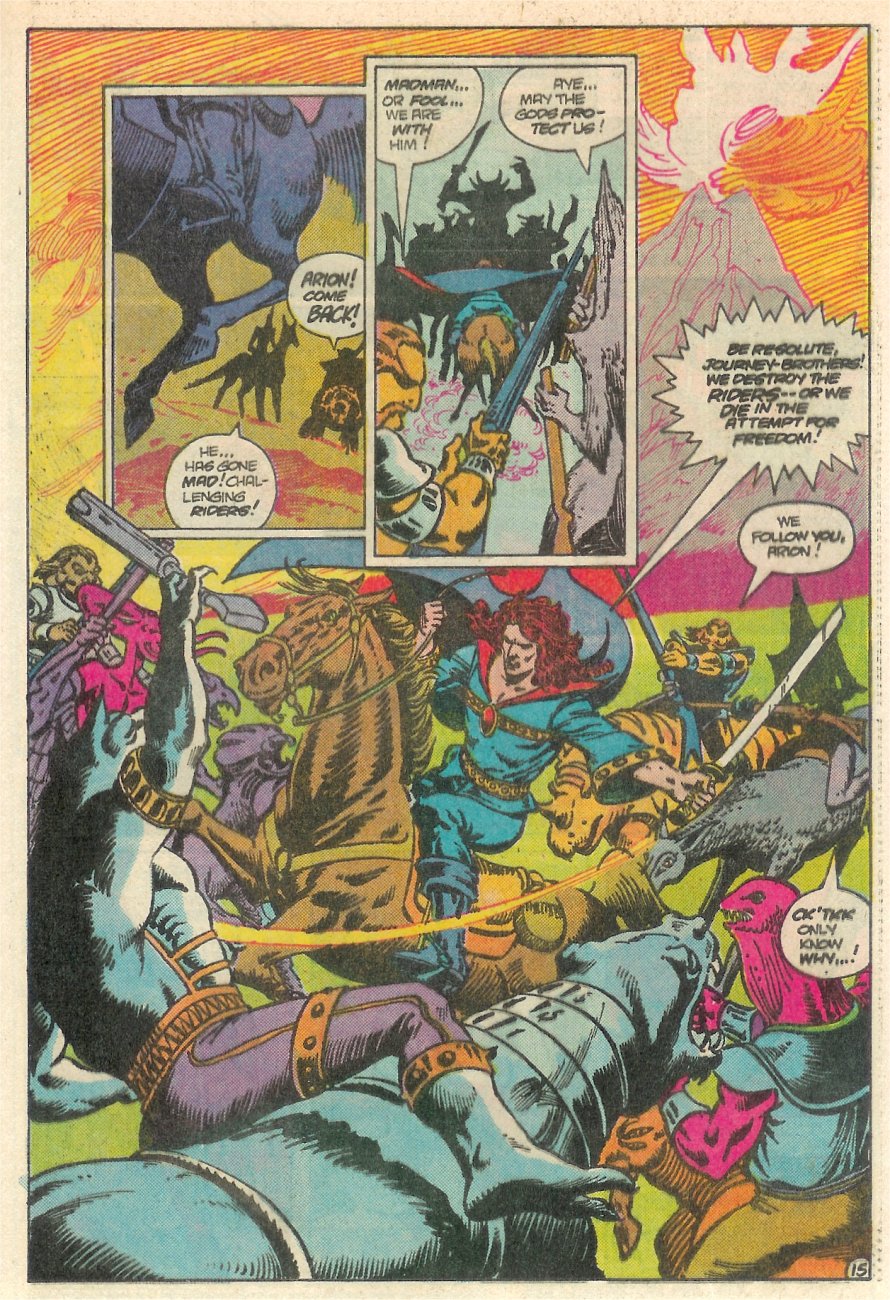 Read online Arion, Lord of Atlantis comic -  Issue #25 - 16