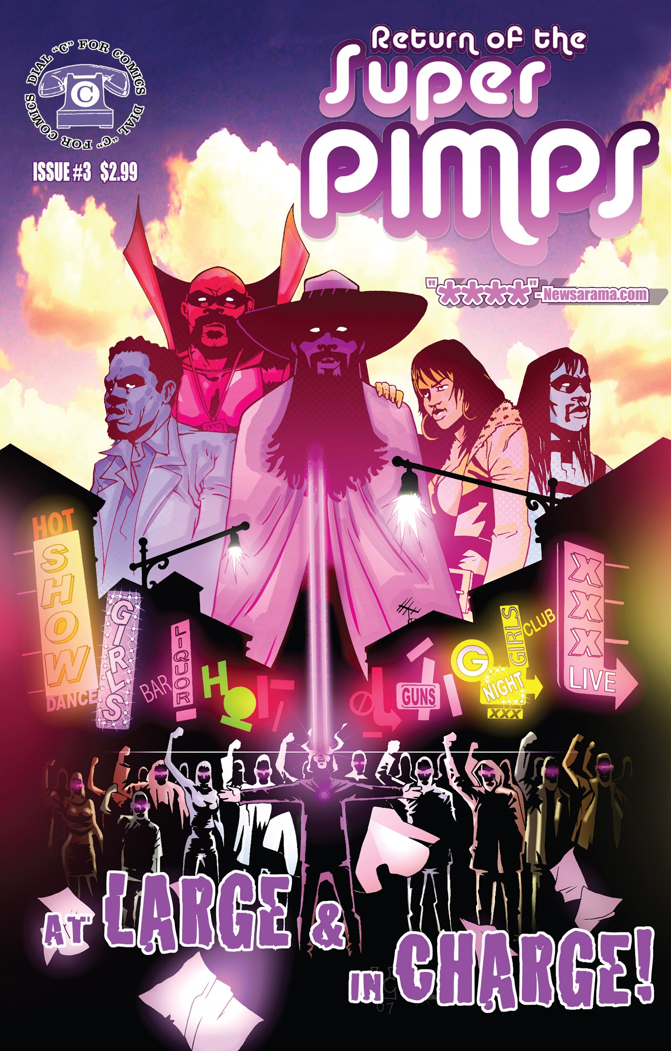Read online Return of the Super Pimps comic -  Issue #3 - 1