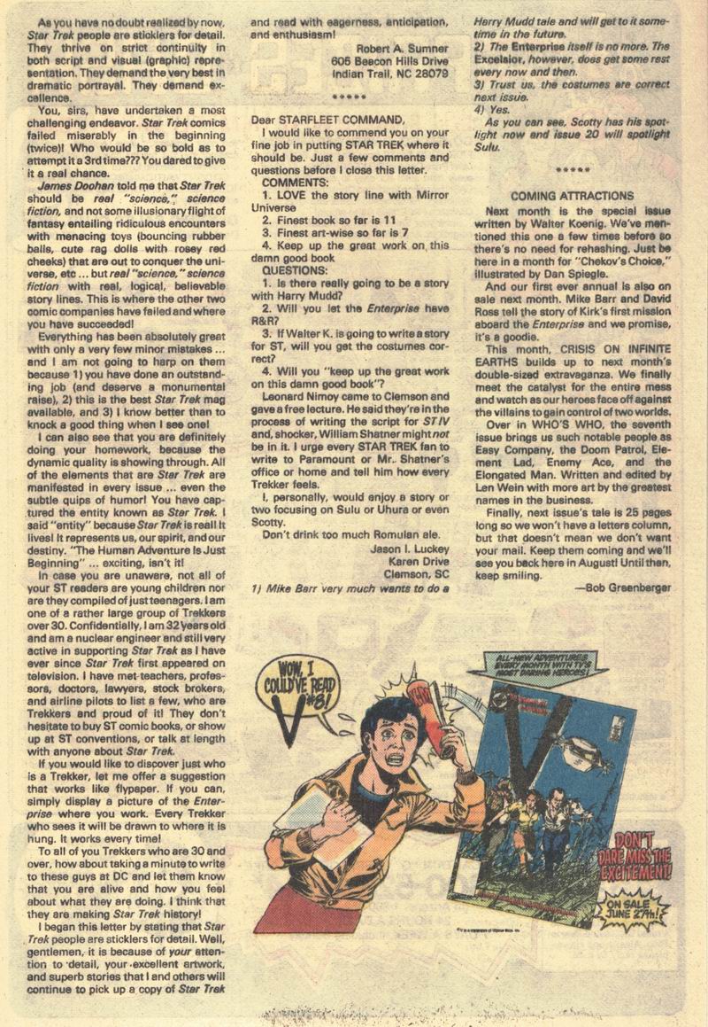 Read online Star Trek (1984) comic -  Issue #18 - 26