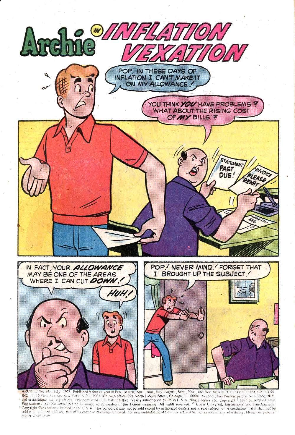 Read online Archie (1960) comic -  Issue #245 - 3