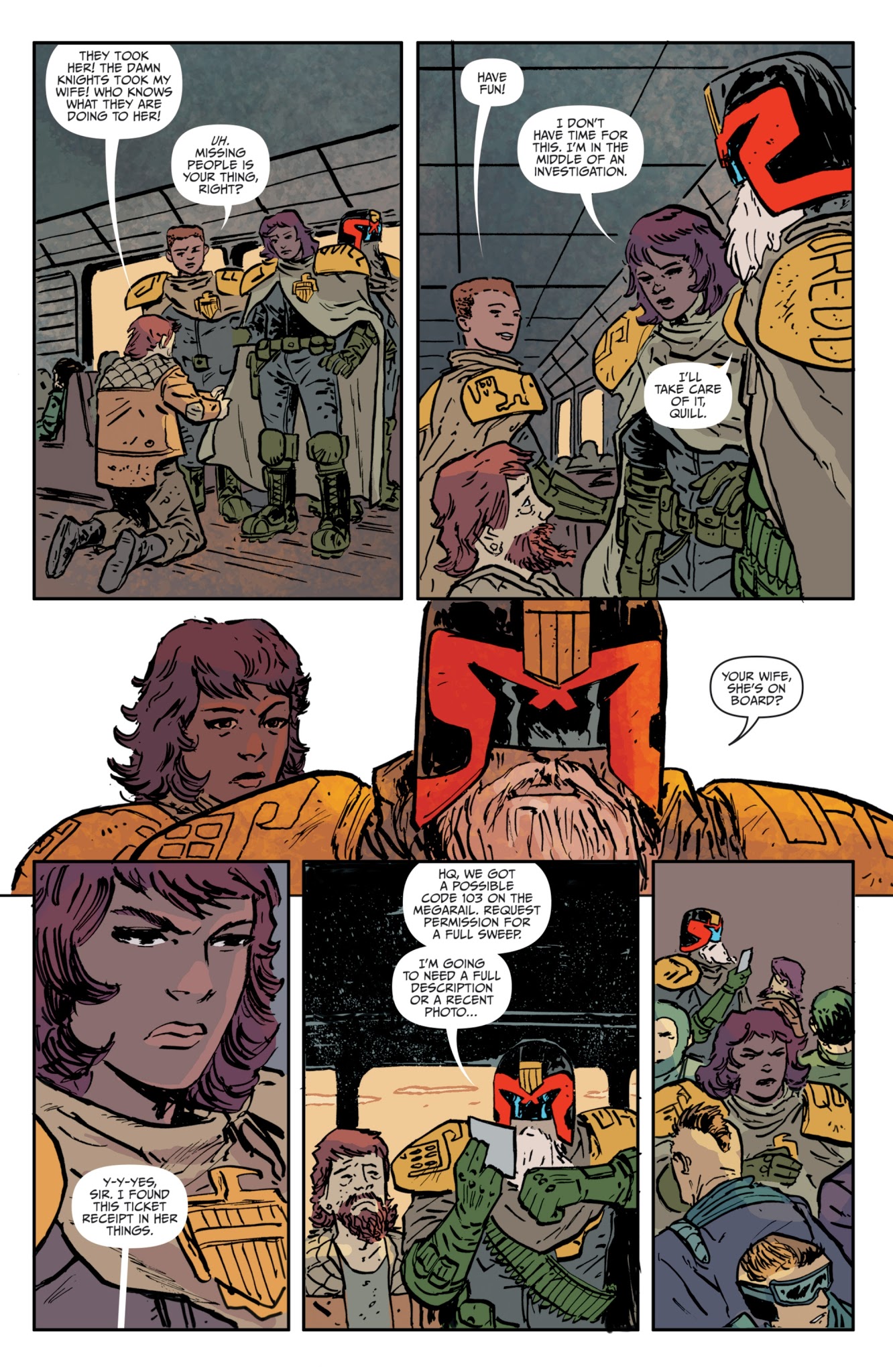 Read online Judge Dredd: The Blessed Earth comic -  Issue #3 - 8
