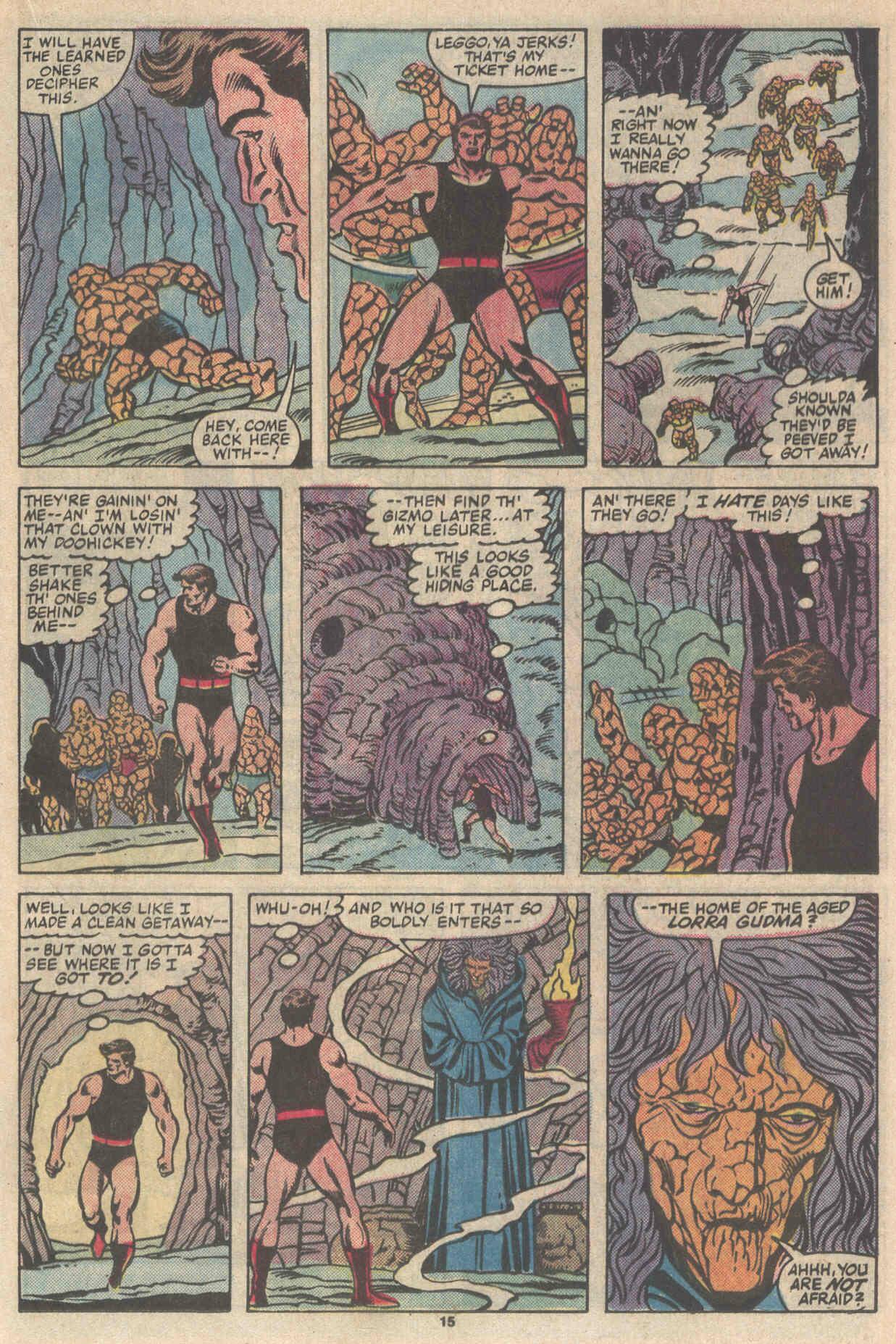 Read online The Thing comic -  Issue #16 - 21