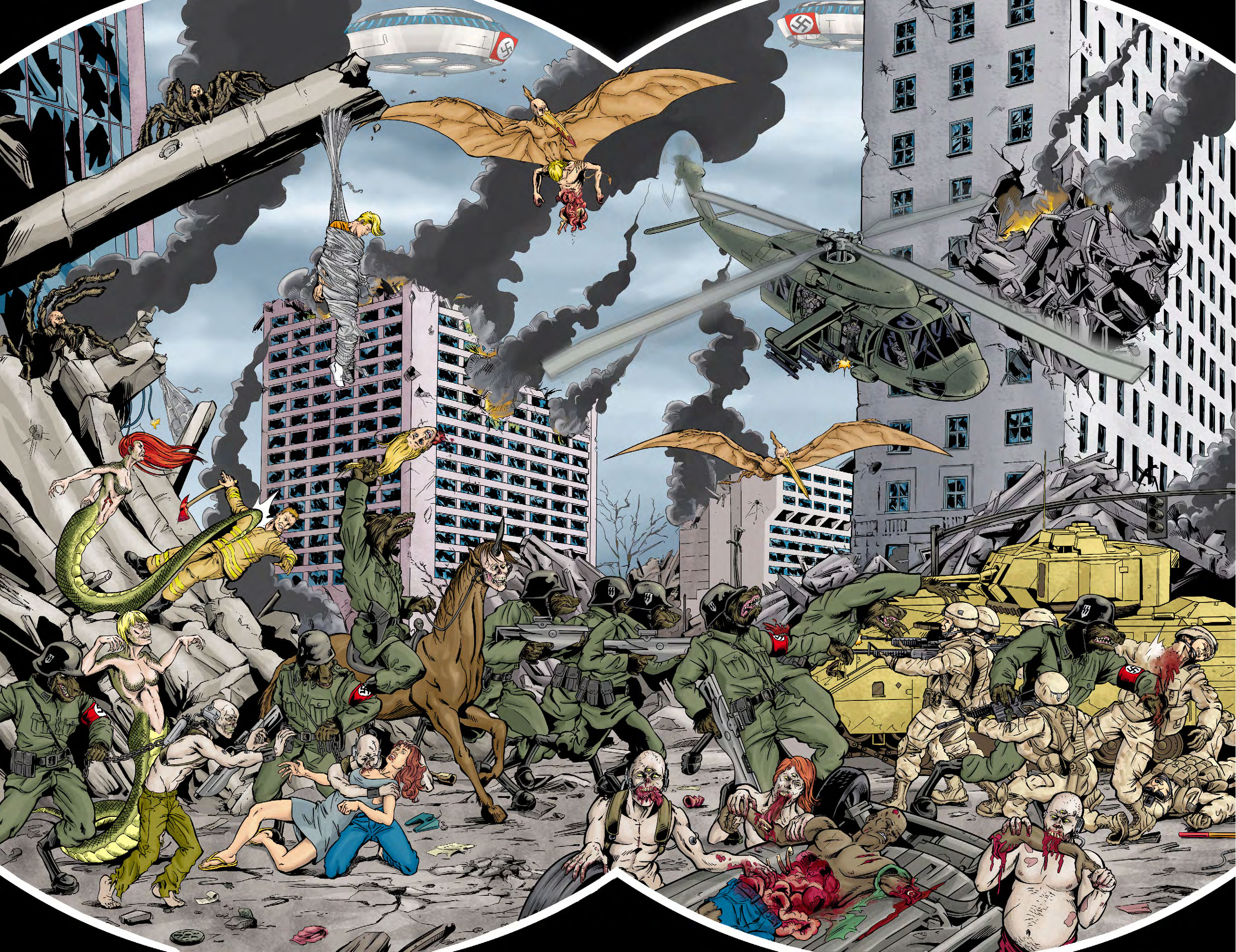 Read online Nazi Werewolves from Outer Space comic -  Issue #3 - 12