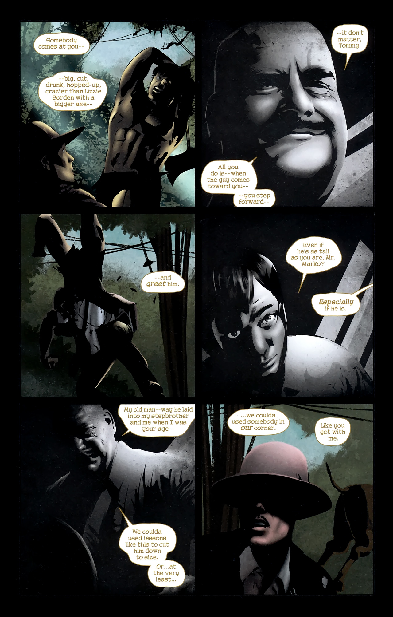Read online X-Men Noir: Mark of Cain comic -  Issue #1 - 10