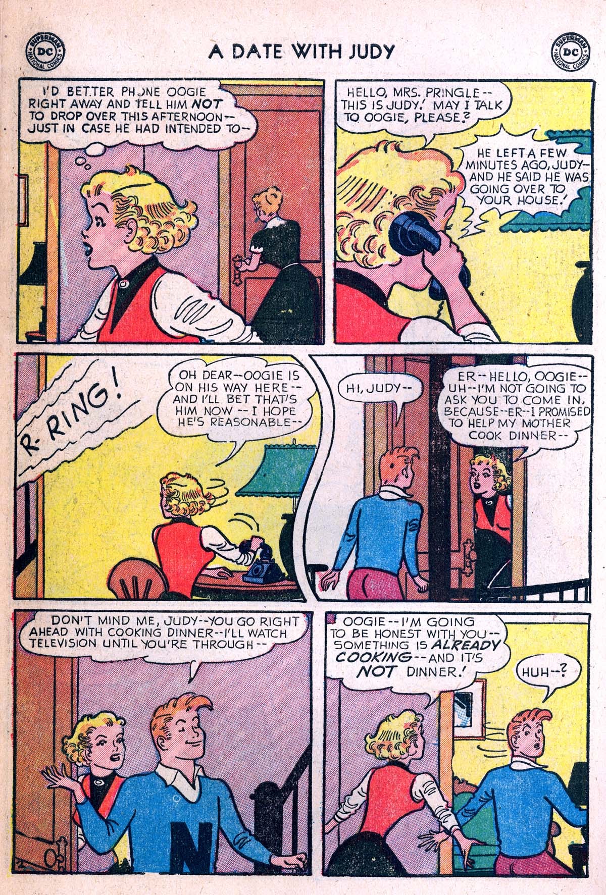 Read online A Date with Judy comic -  Issue #33 - 36