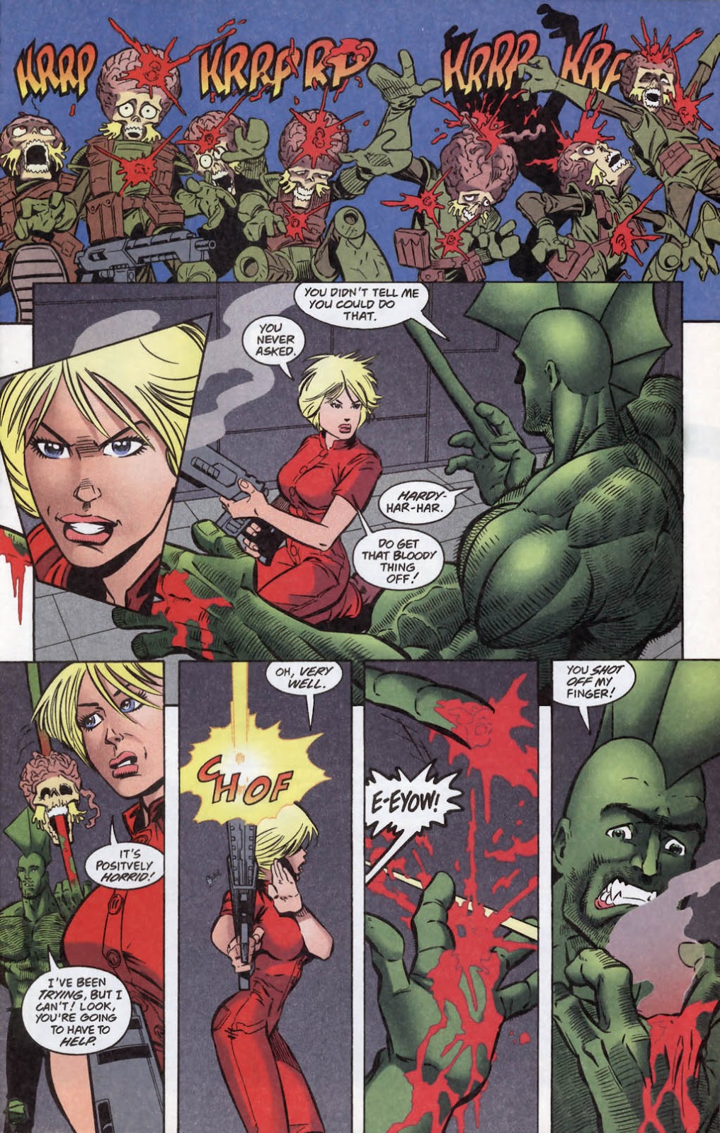 Mars Attacks The Savage Dragon issue 2 - Page 17