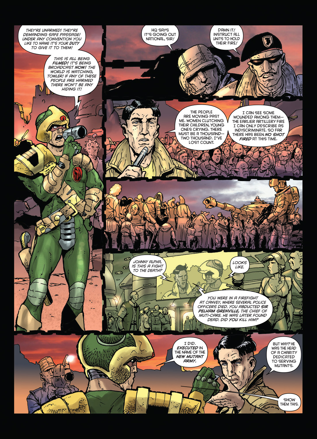 Read online Strontium Dog: The Life and Death of Johnny Alpha: Dogs of War comic -  Issue # TPB - 50