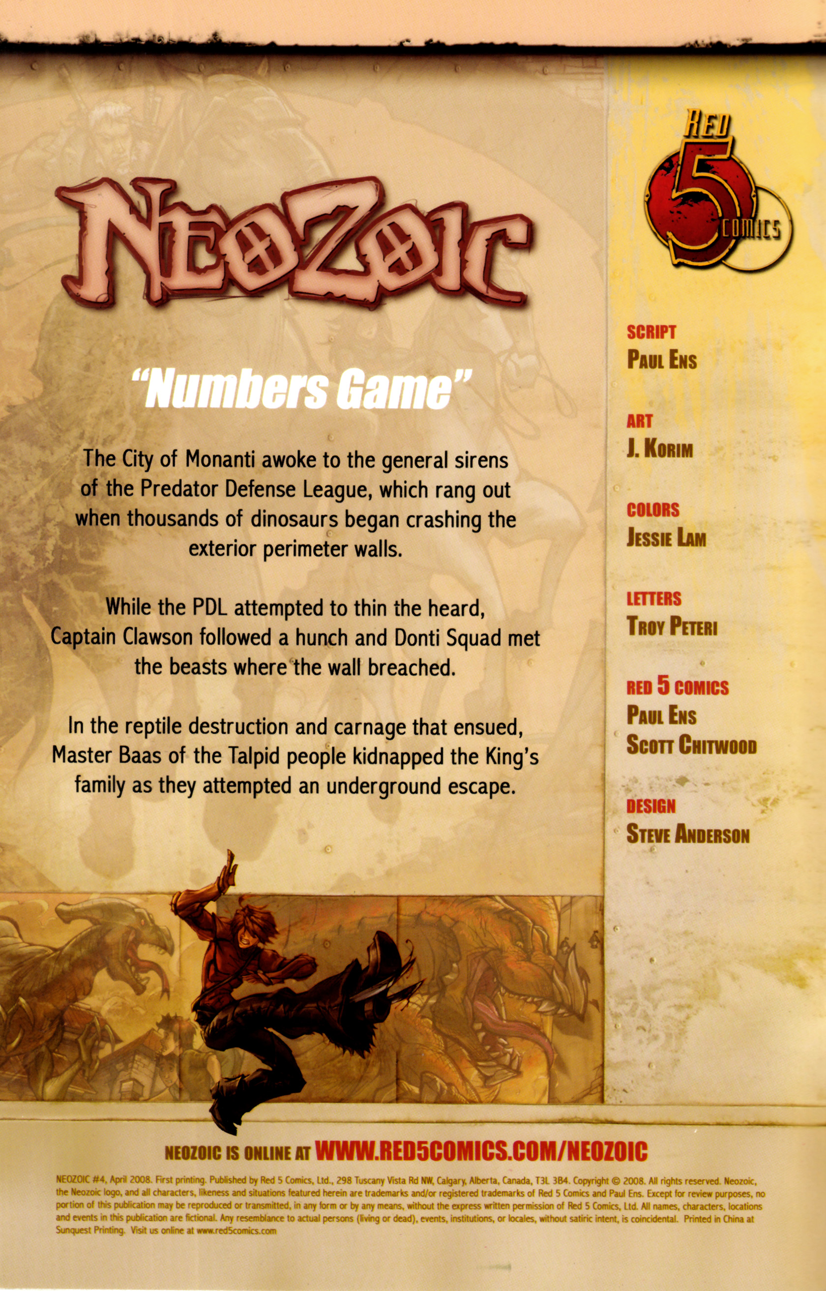 Read online Neozoic comic -  Issue #4 - 2