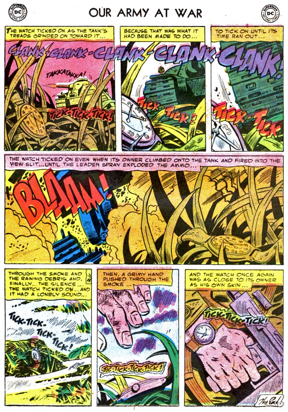 Read online Our Army at War (1952) comic -  Issue #52 - 23