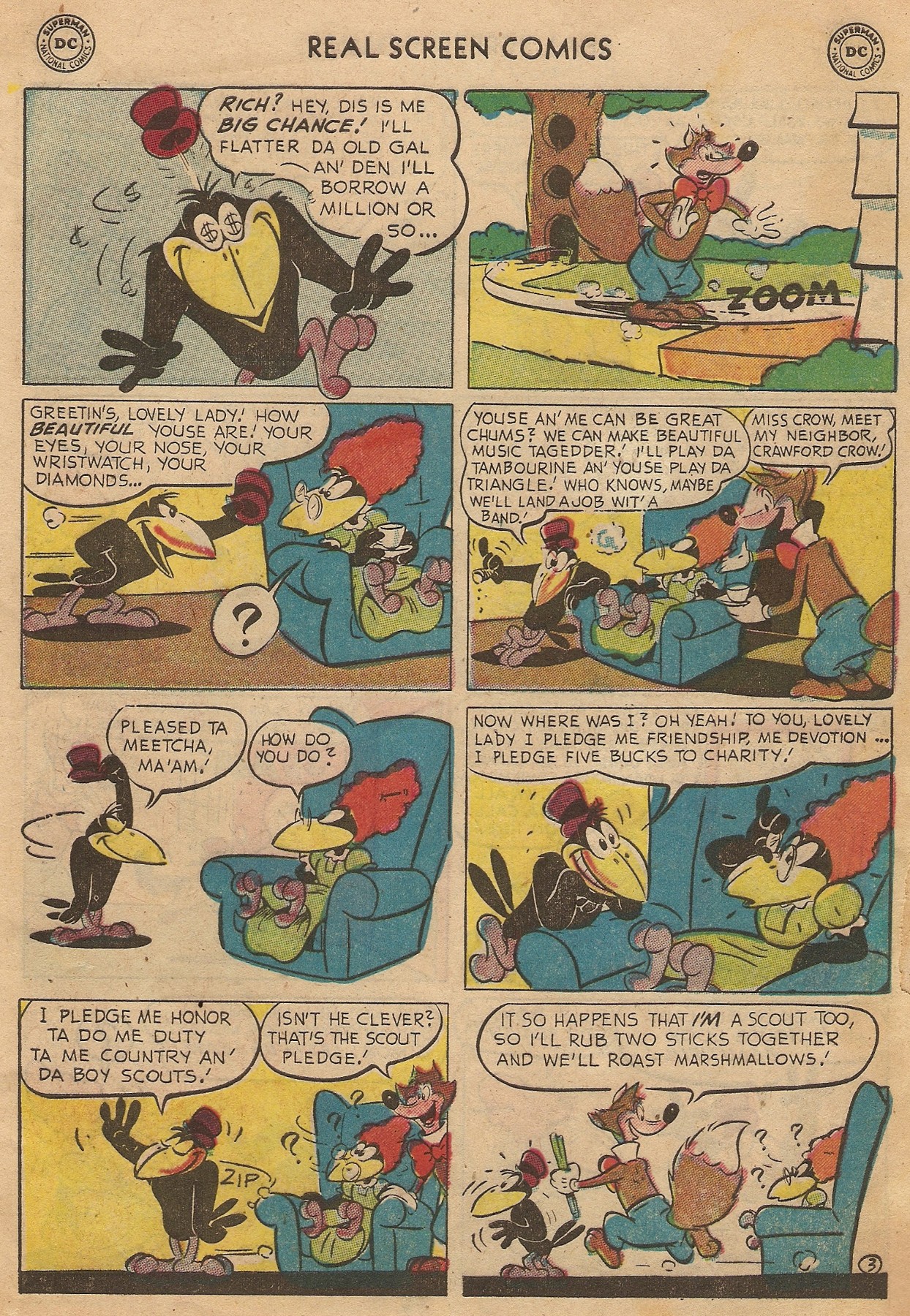 Read online Real Screen Comics comic -  Issue #54 - 5