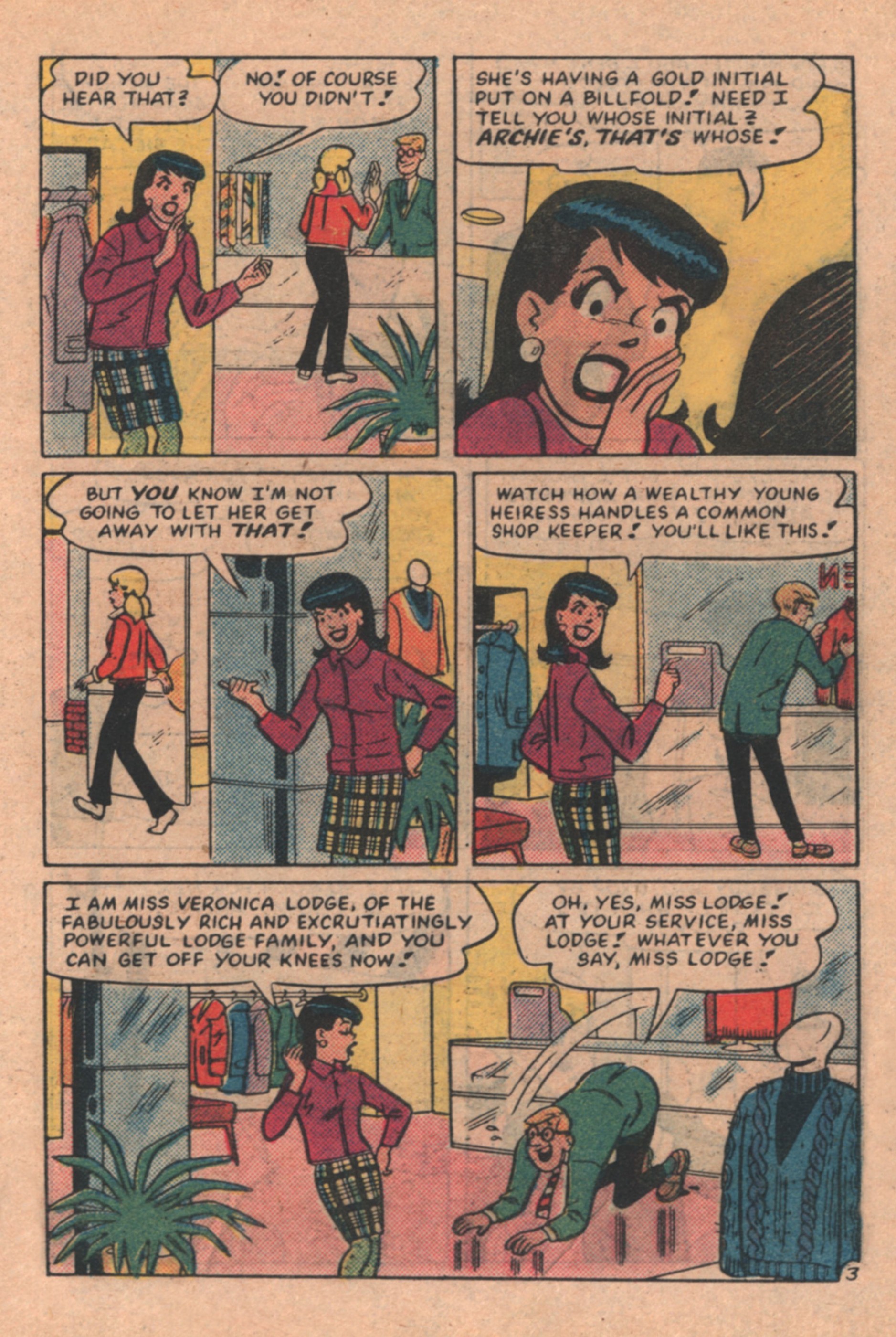 Read online Betty and Veronica Digest Magazine comic -  Issue #4 - 99