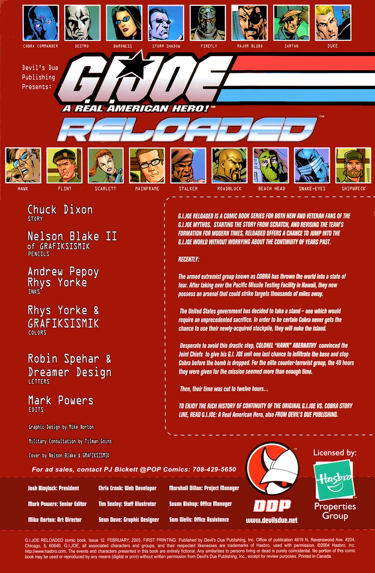 Read online G.I. Joe Reloaded comic -  Issue #12 - 2