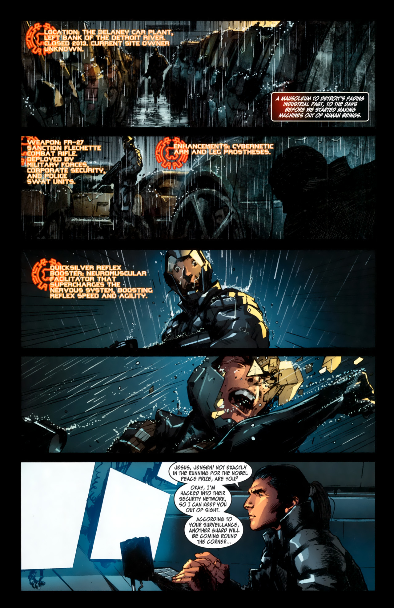 Read online Deus Ex comic -  Issue #4 - 19