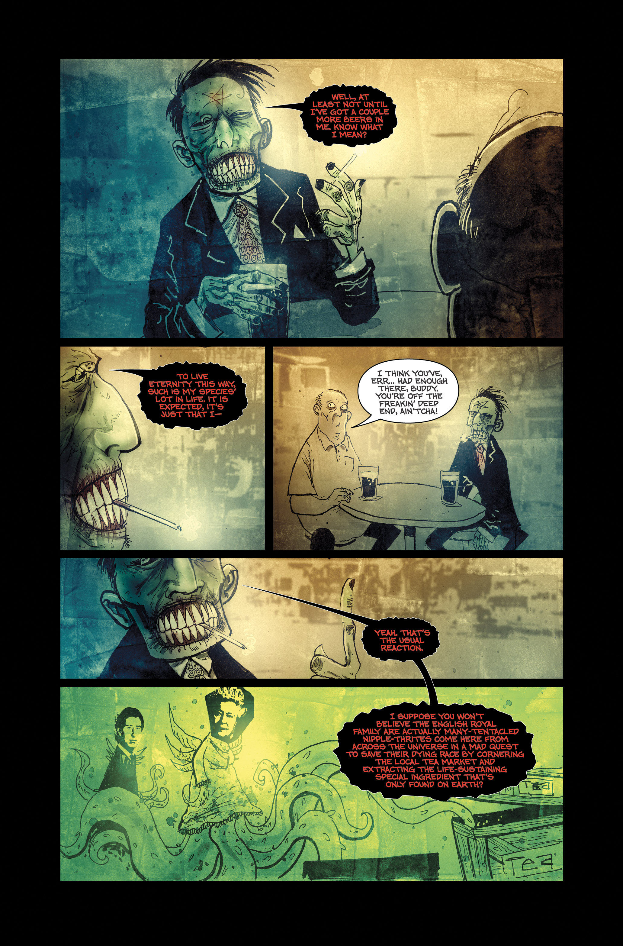 Read online Wormwood: Gentleman Corpse comic -  Issue #13 - 26