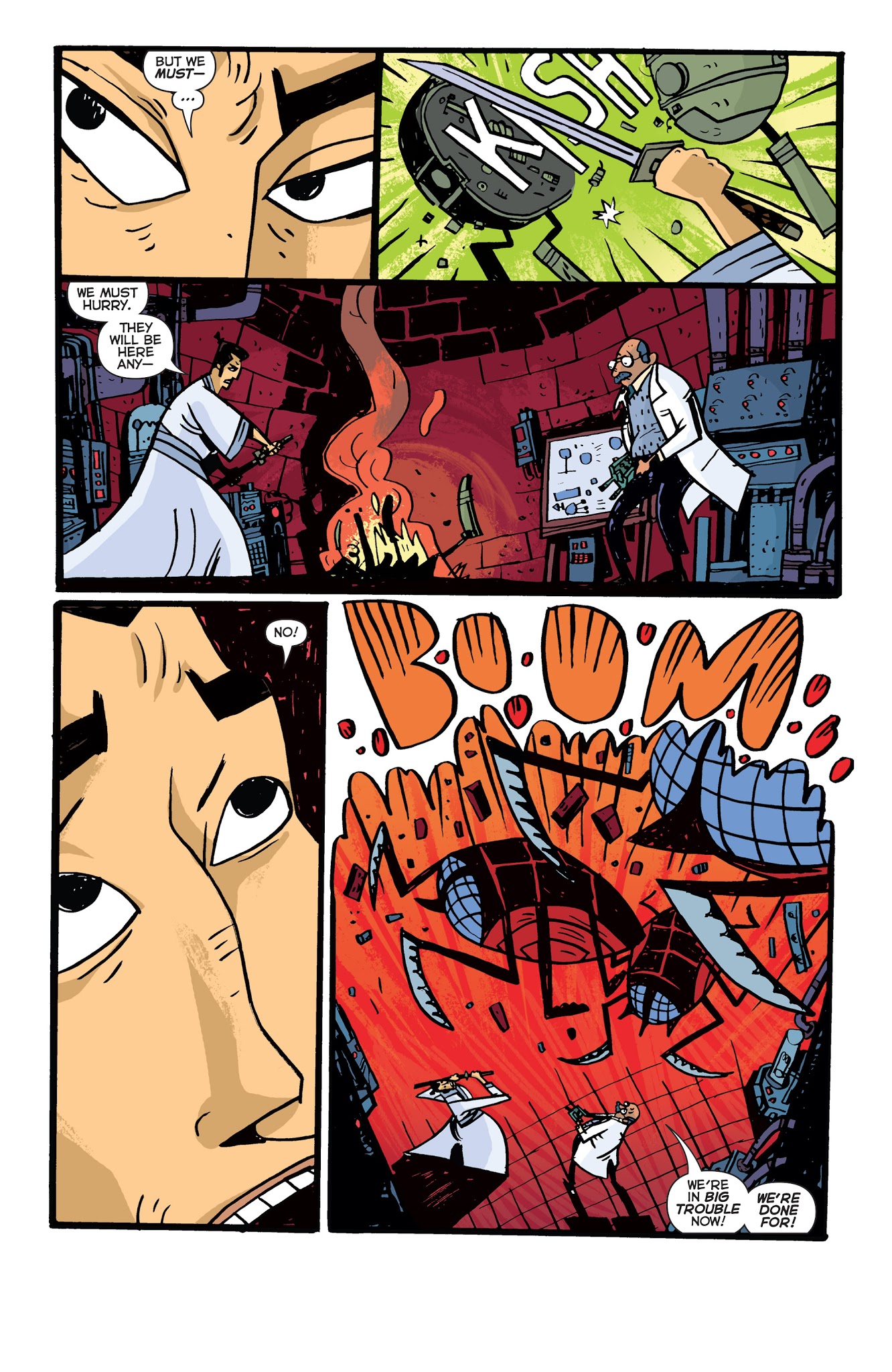 Read online Samurai Jack: Quantum Jack comic -  Issue #5 - 11