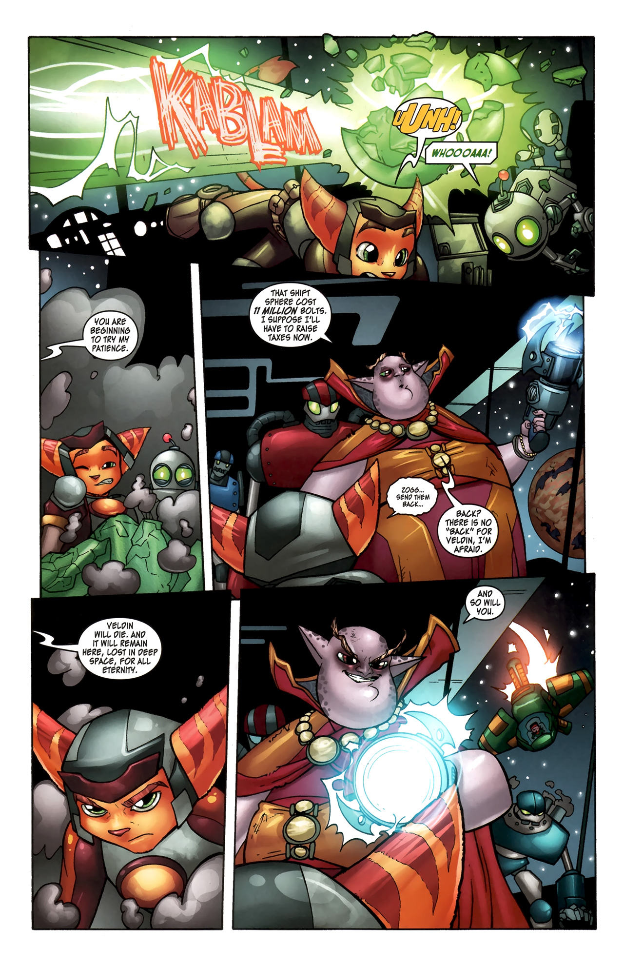 Read online Ratchet & Clank comic -  Issue #4 - 17