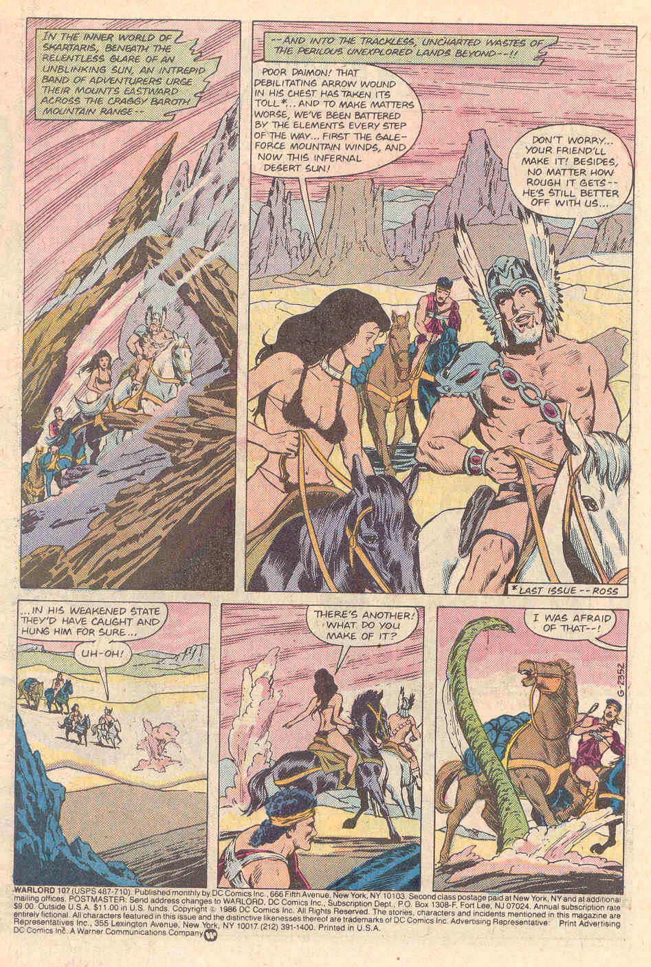 Read online Warlord (1976) comic -  Issue #107 - 2