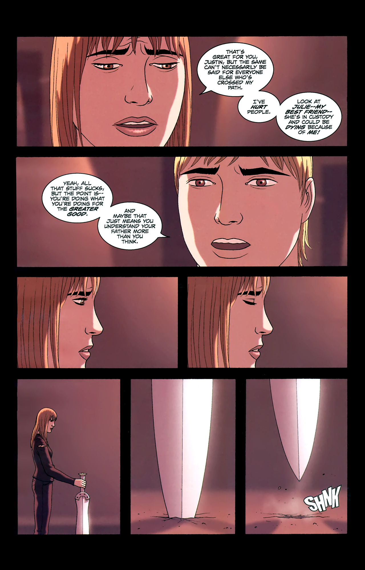 Read online The Sword comic -  Issue #21 - 20