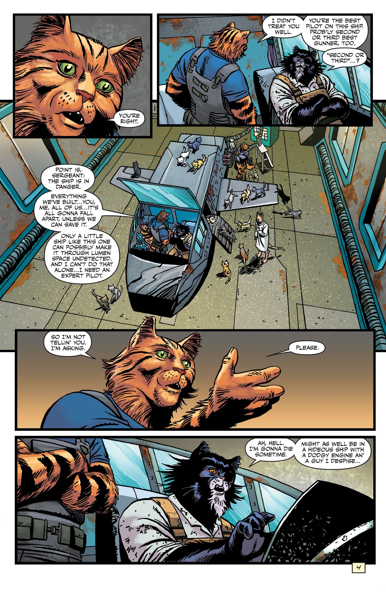 Read online Captain Ginger comic -  Issue #3 - 6