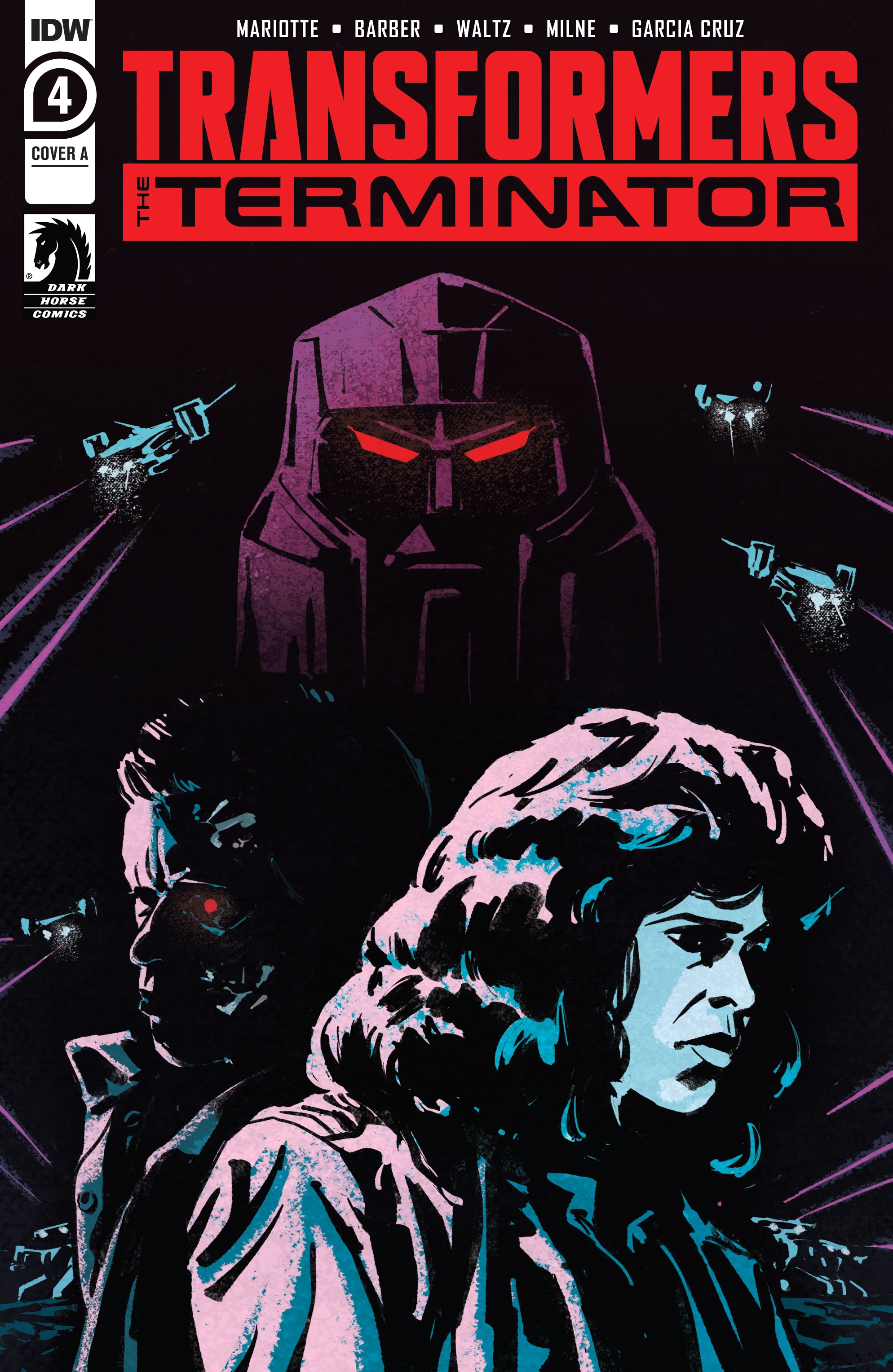 Read online Transformers vs. the Terminator comic -  Issue #4 - 1