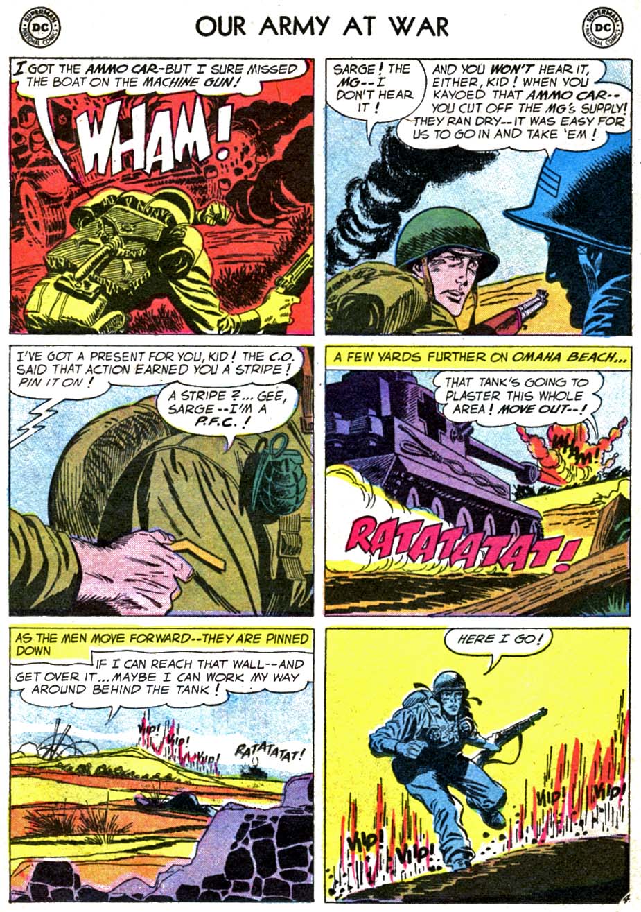 Read online Our Army at War (1952) comic -  Issue #63 - 22