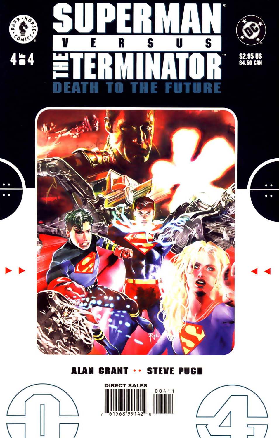 Superman vs. The Terminator: Death to the Future issue 4 - Page 1