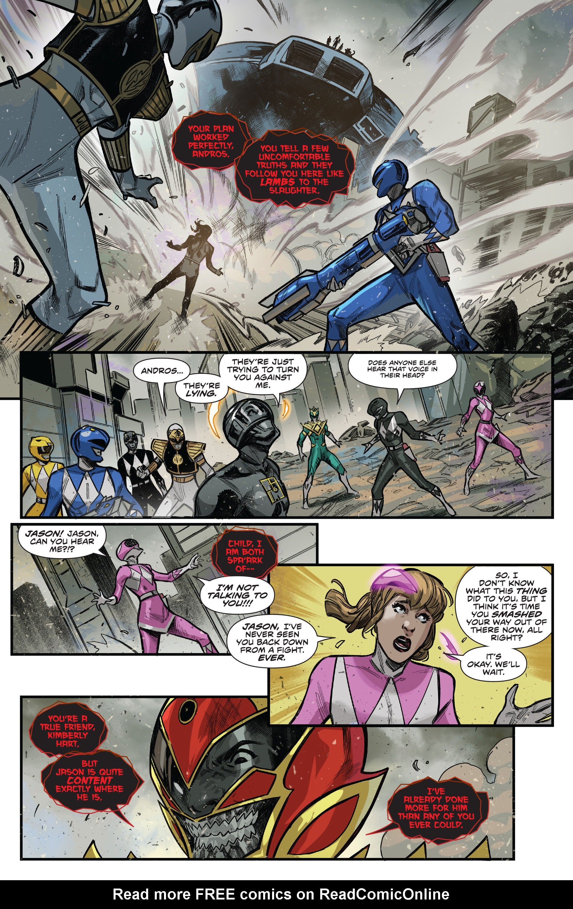 Read online Mighty Morphin Power Rangers (2022) comic -  Issue # Full - 9