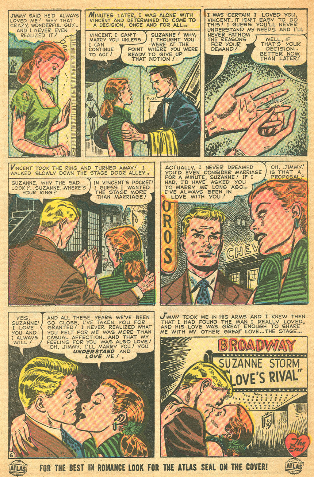 Read online Love Romances comic -  Issue #31 - 8