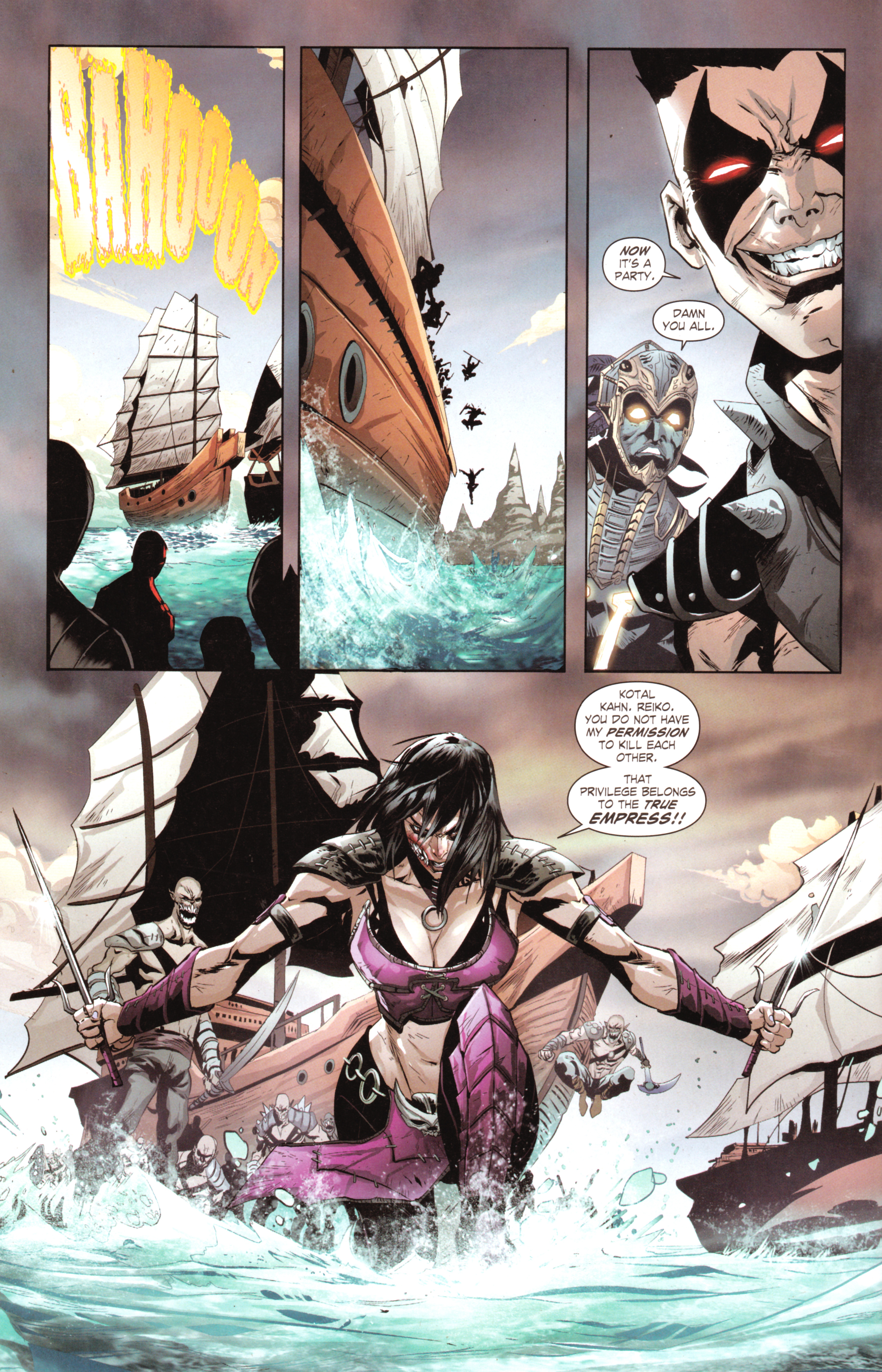Read online Mortal Kombat X [II] comic -  Issue #9 - 14