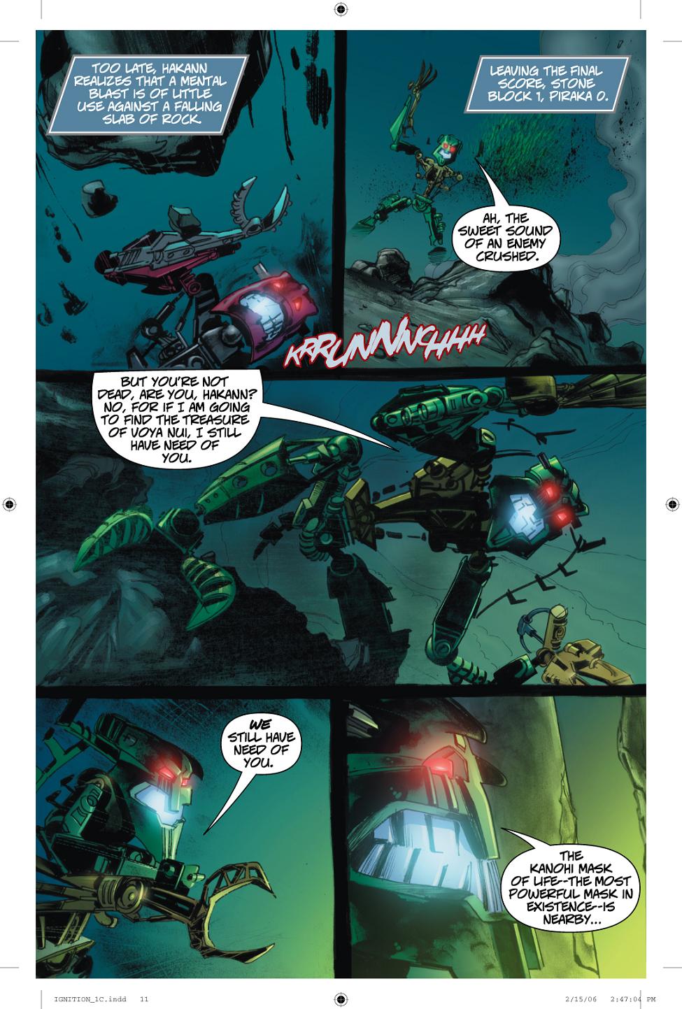 Read online Bionicle: Ignition comic -  Issue #1 - 10