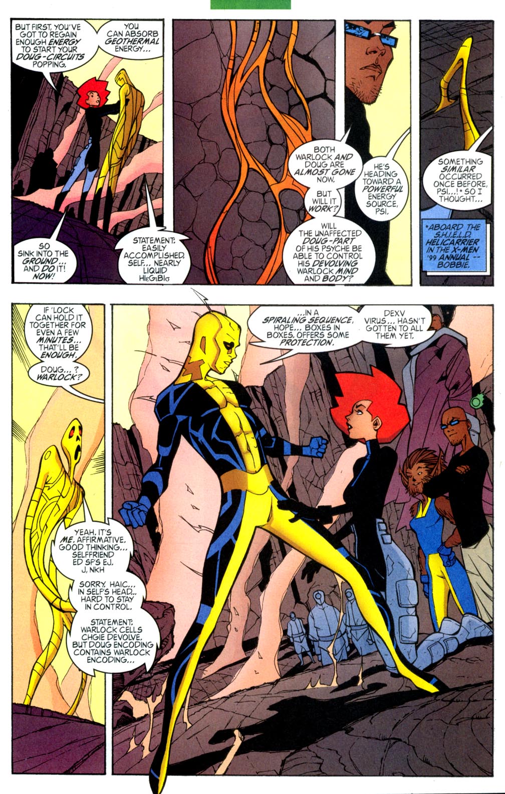 Read online Warlock (1999) comic -  Issue #9 - 13