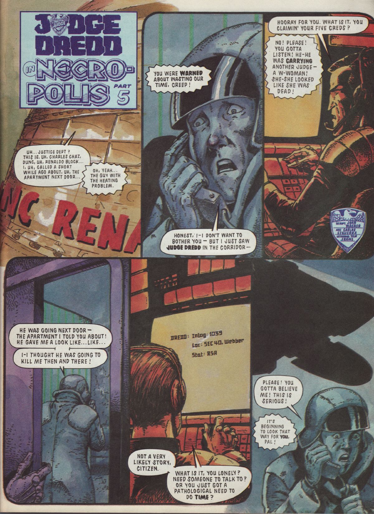 Read online Judge Dredd Megazine (vol. 3) comic -  Issue #22 - 37