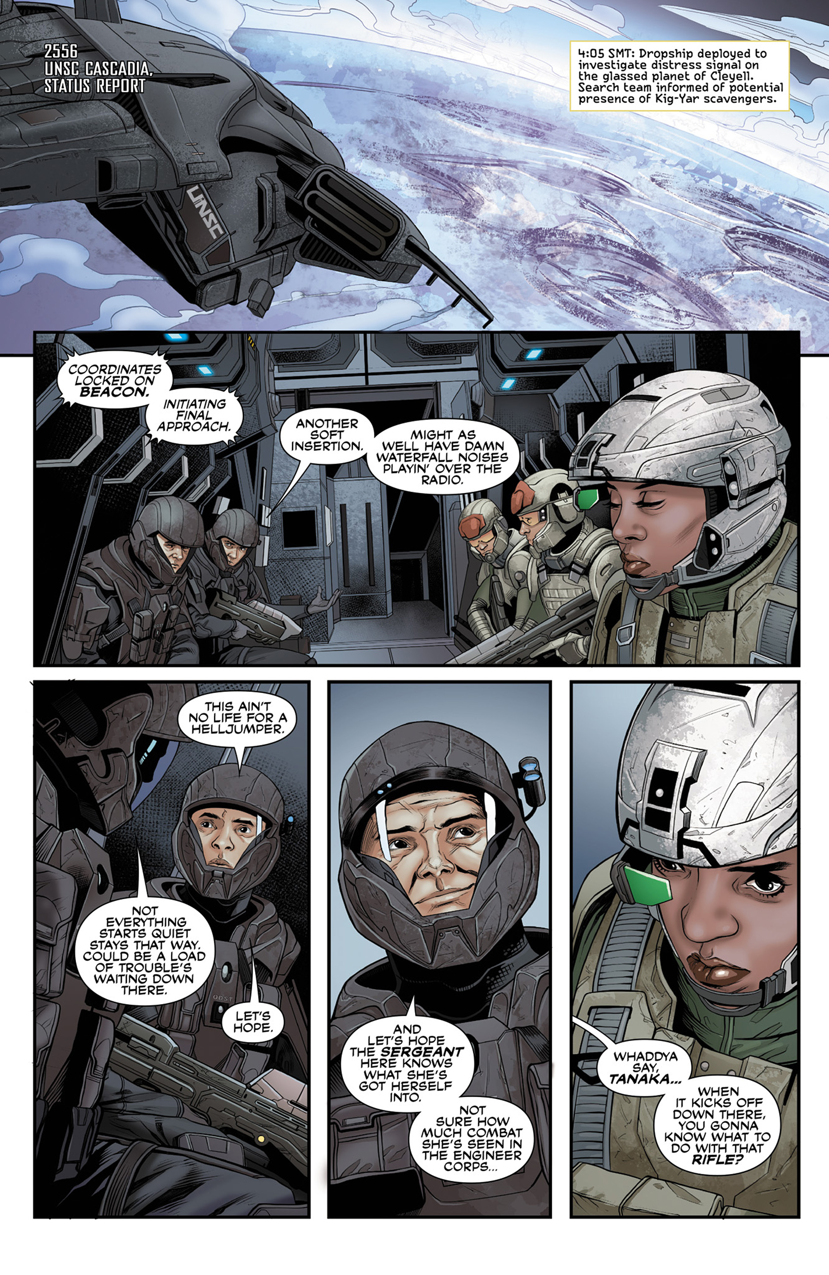Read online Halo: Escalation comic -  Issue #18 - 3