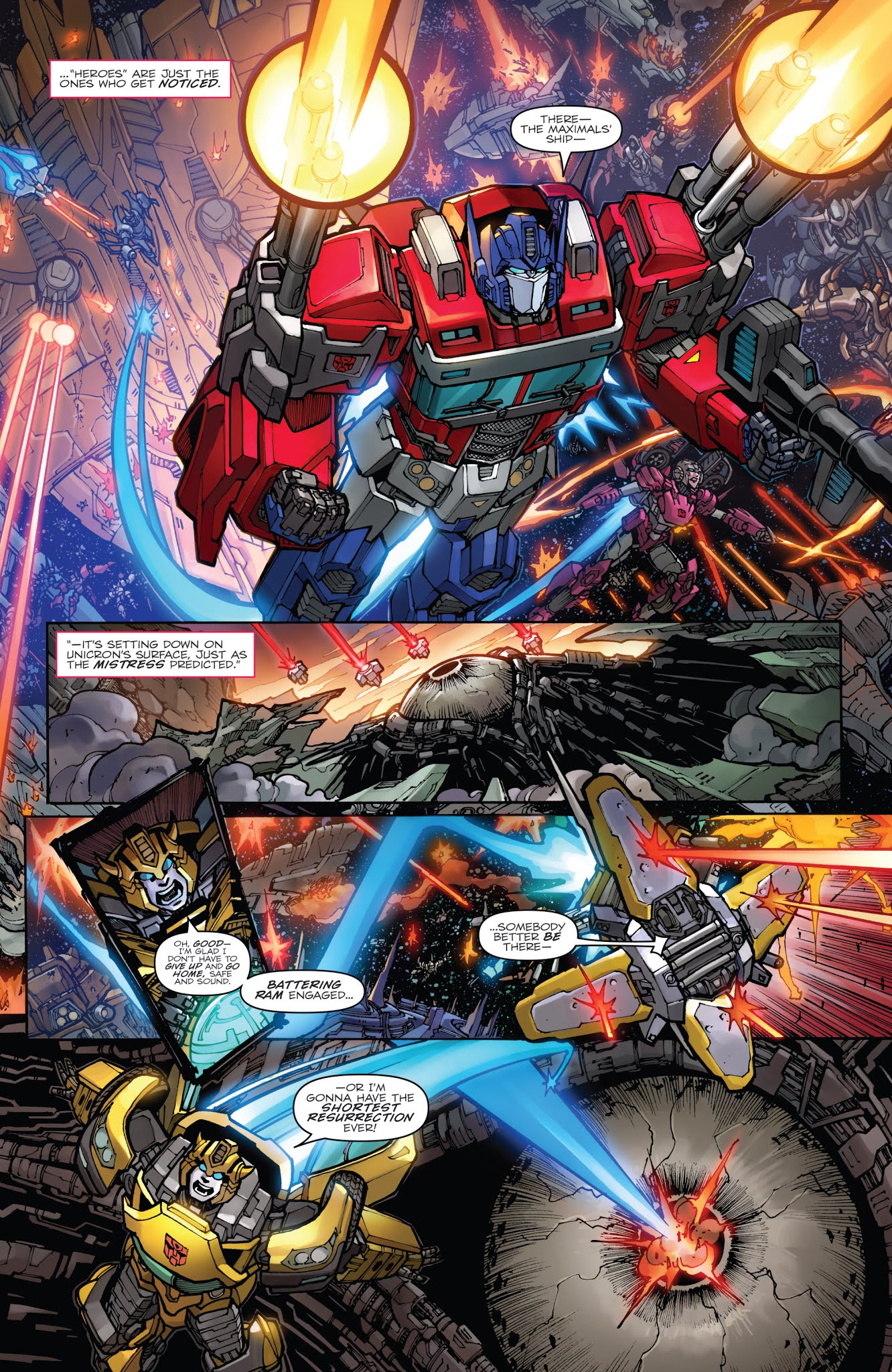 Read online Transformers: Unicron comic -  Issue #1 - 11