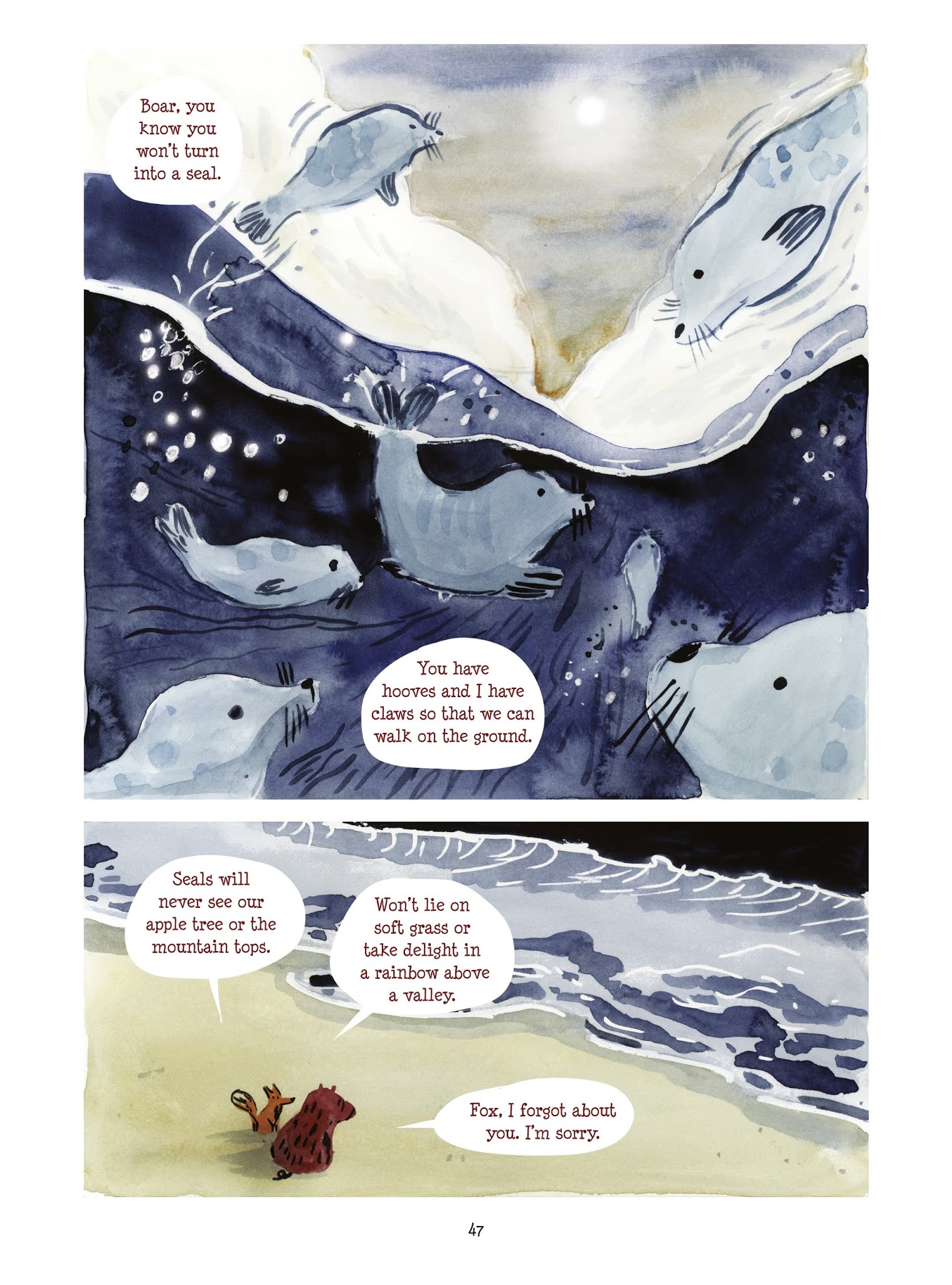 Read online Tiny Fox and Great Boar comic -  Issue #2 - 47