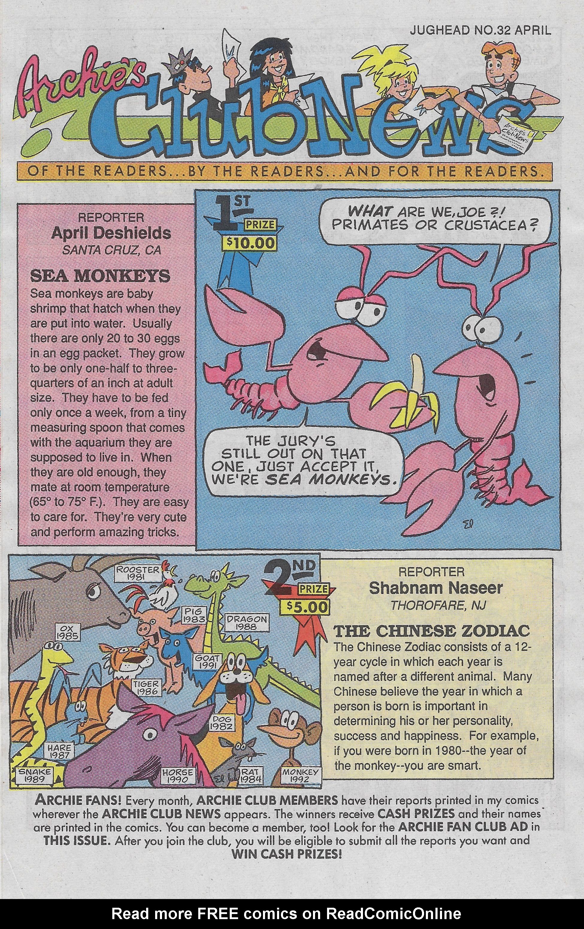 Read online Jughead (1987) comic -  Issue #32 - 8