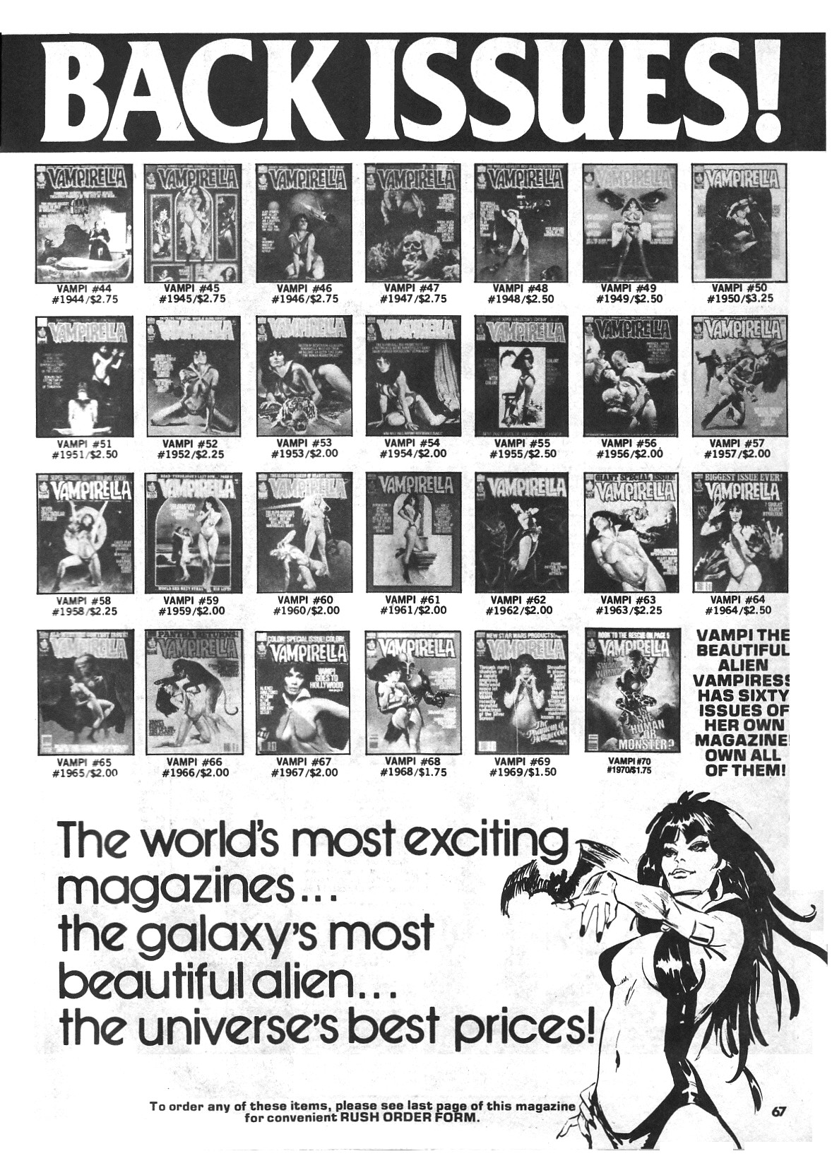 Read online Vampirella (1969) comic -  Issue #71 - 67