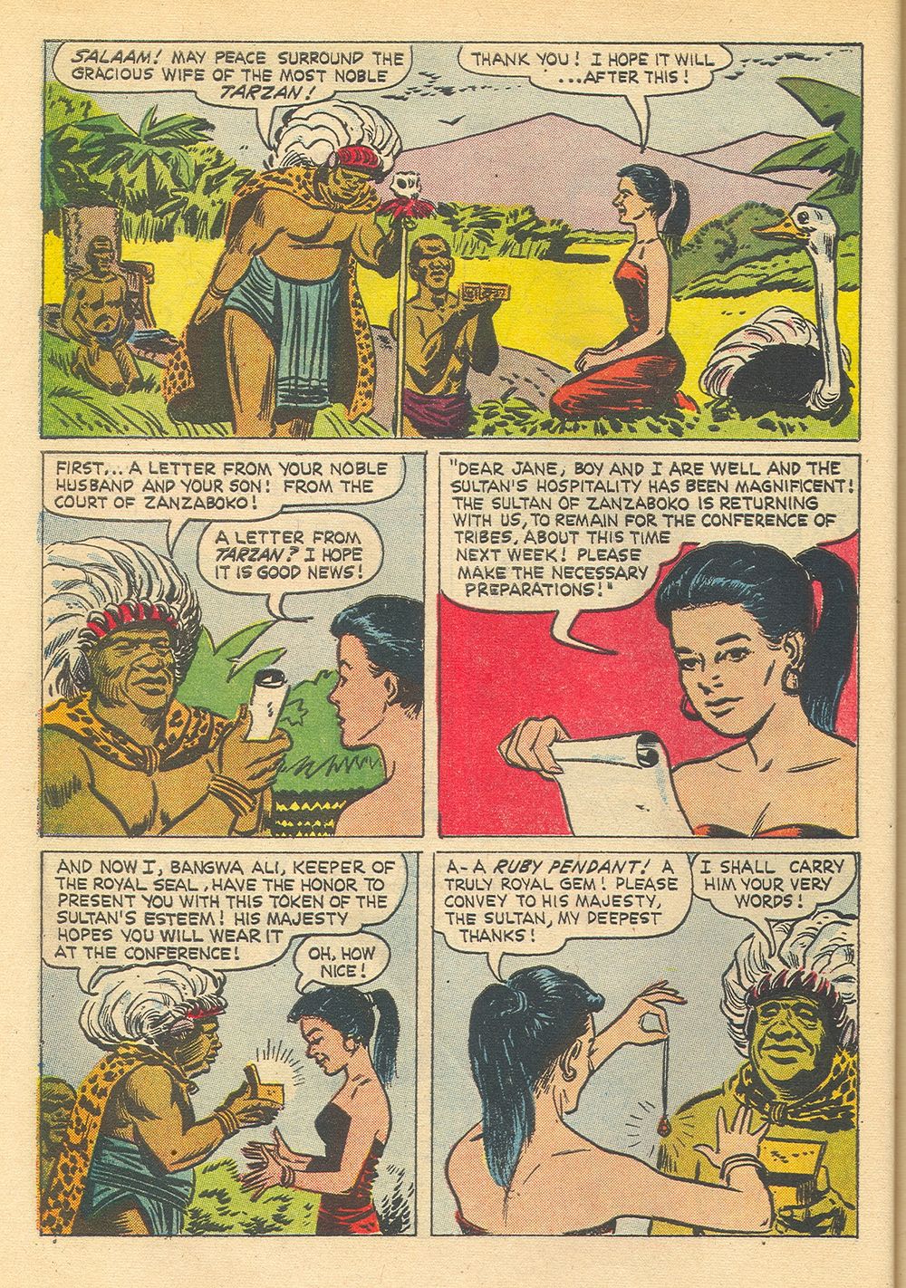 Read online Tarzan (1948) comic -  Issue #51 - 38